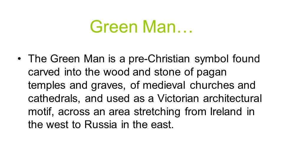 Huelgoat Green Man Moonstone Necklace