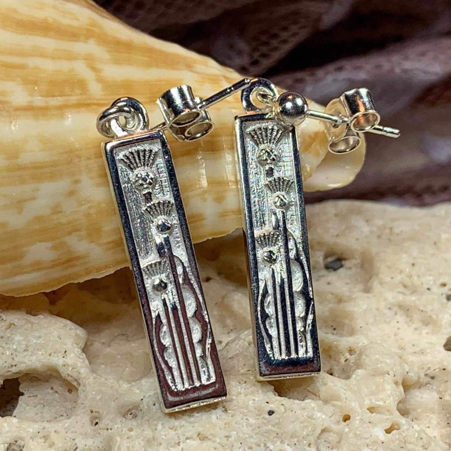 Ella Triple Thistle Earrings