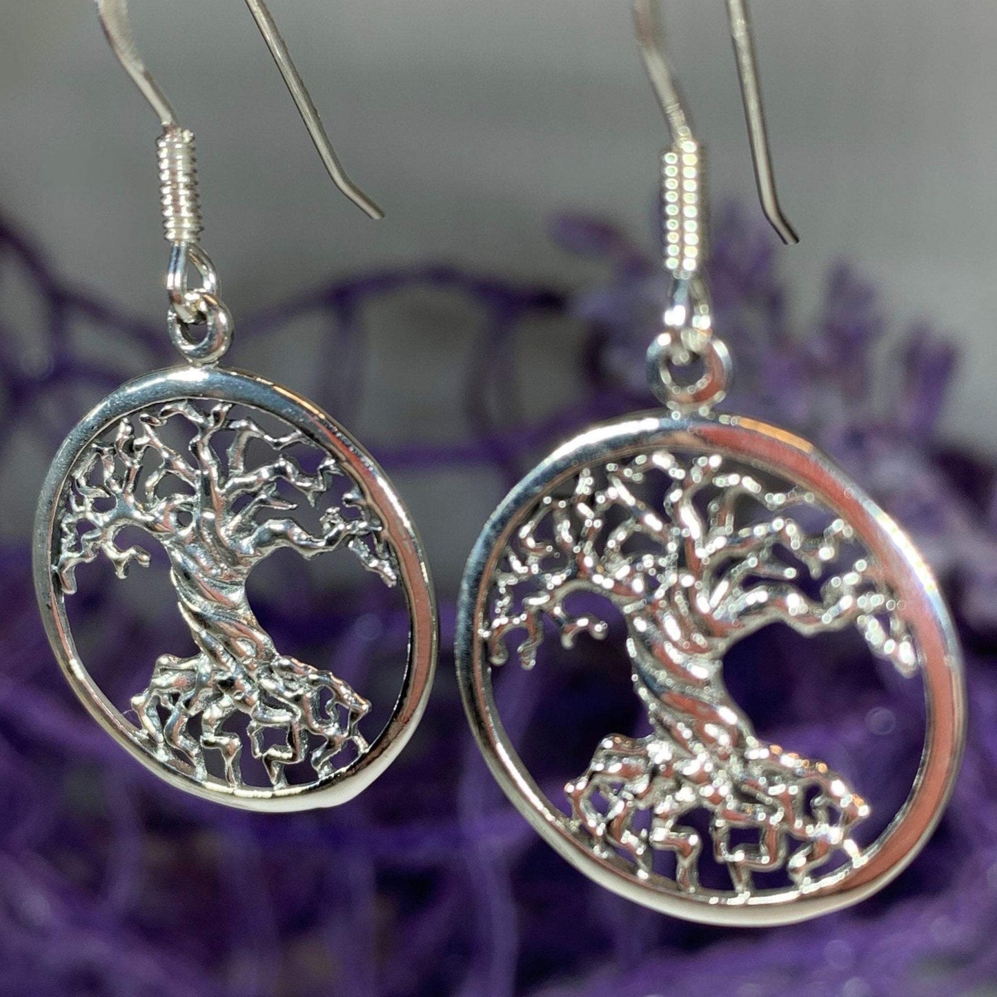 Deep Roots Tree of Life Earrings