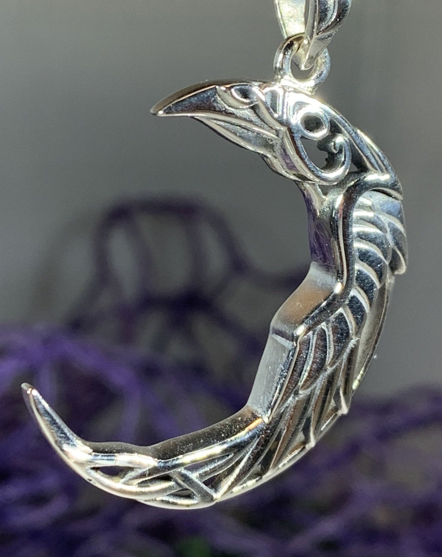 Raven Moon Necklace
