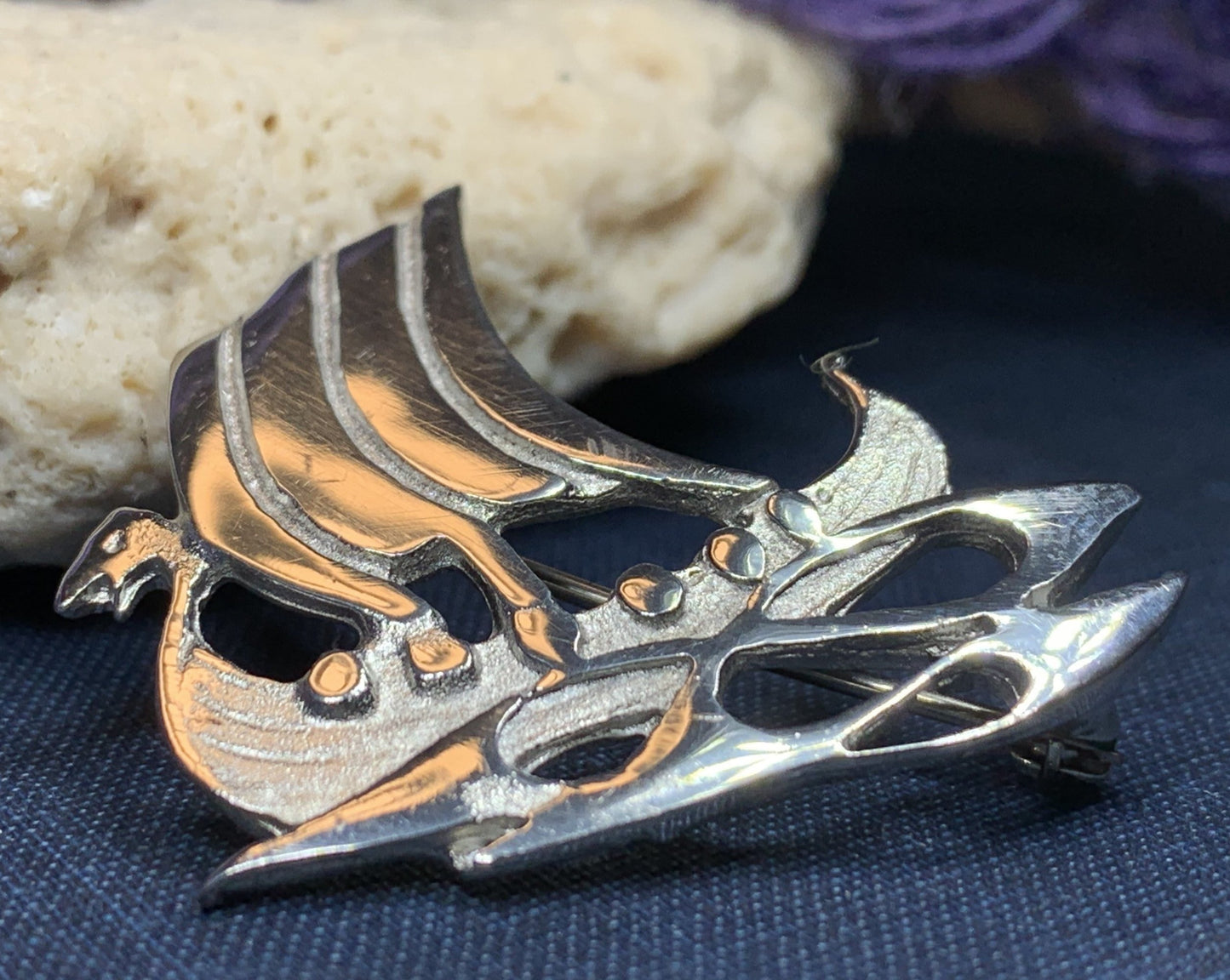 Viking Ship Brooch