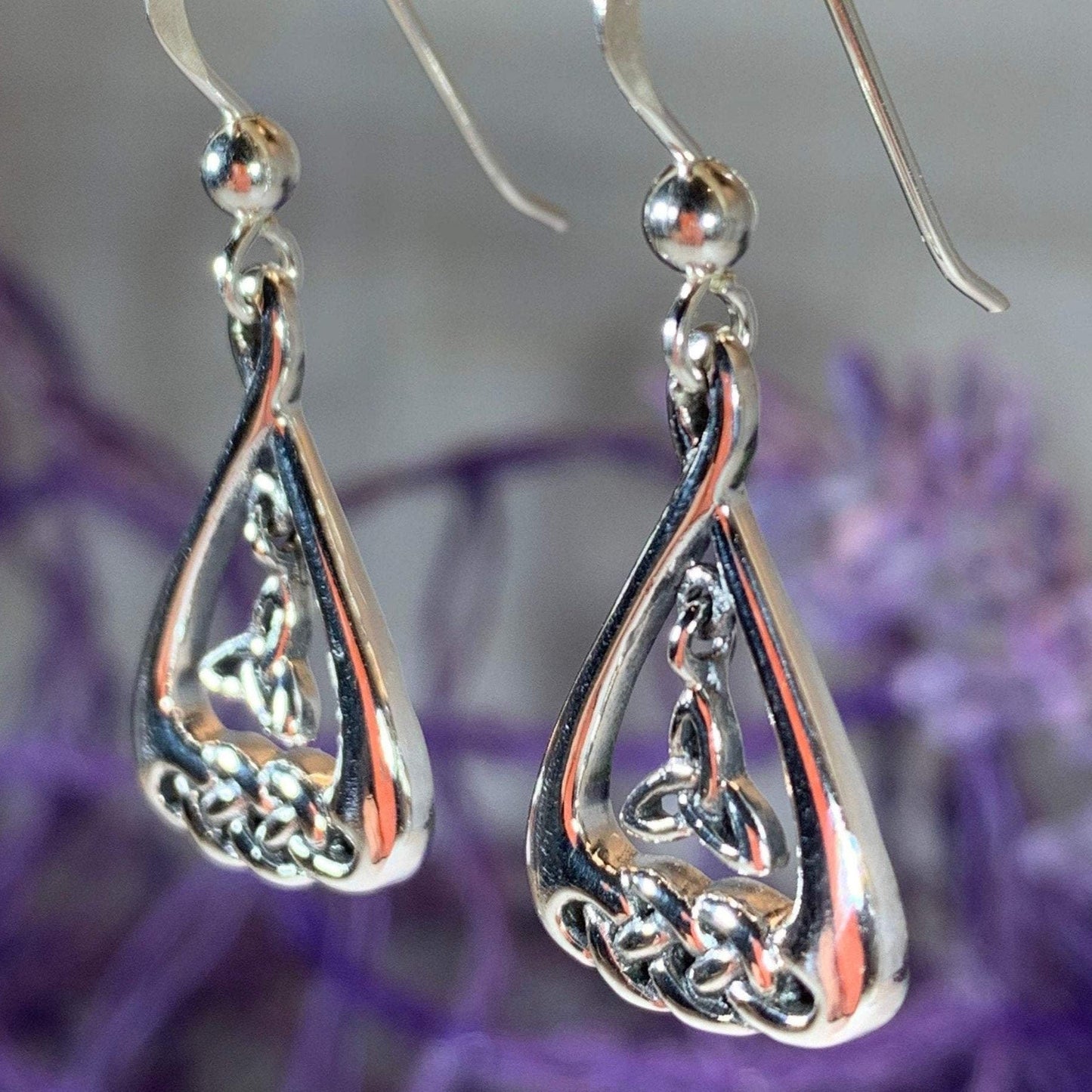 Trinity Knot Celtic Earrings