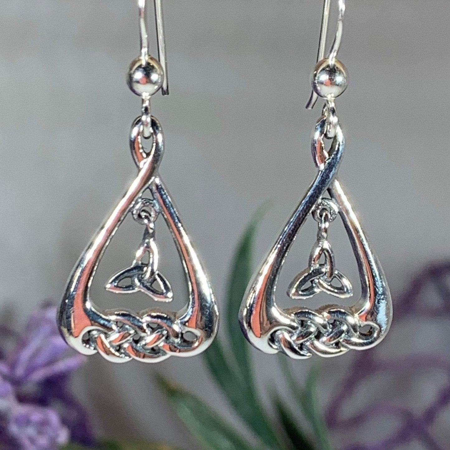 Trinity Knot Celtic Earrings
