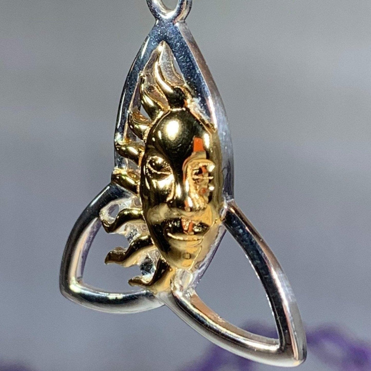 Trinity Knot Sun Necklace