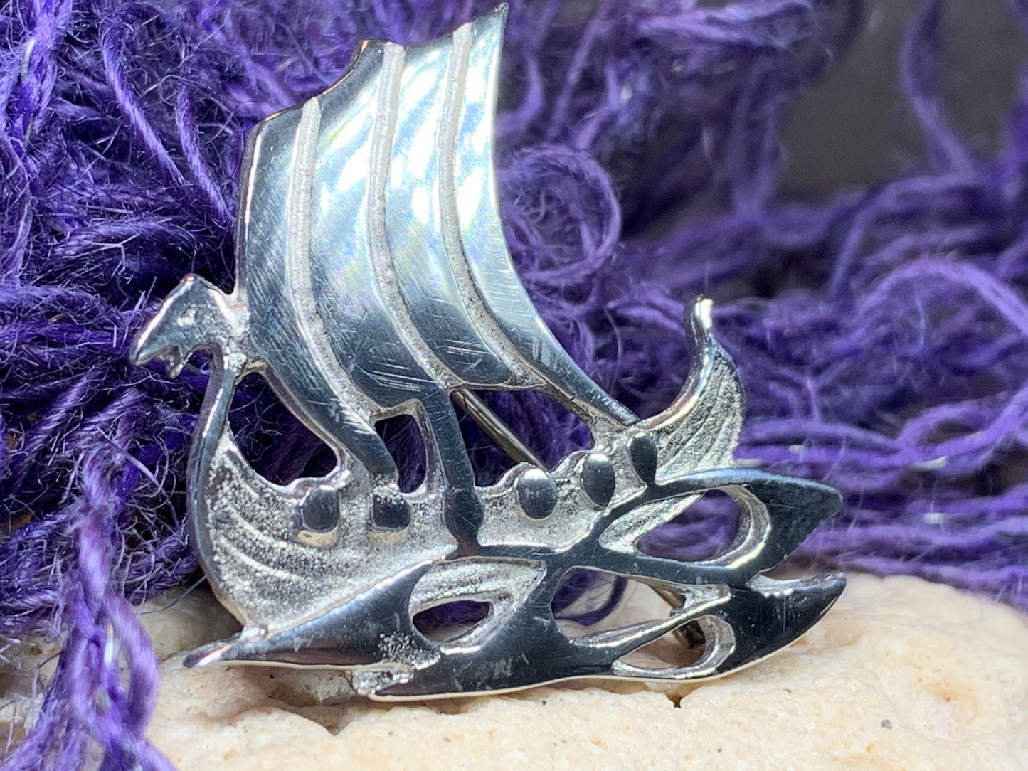 Viking Ship Brooch