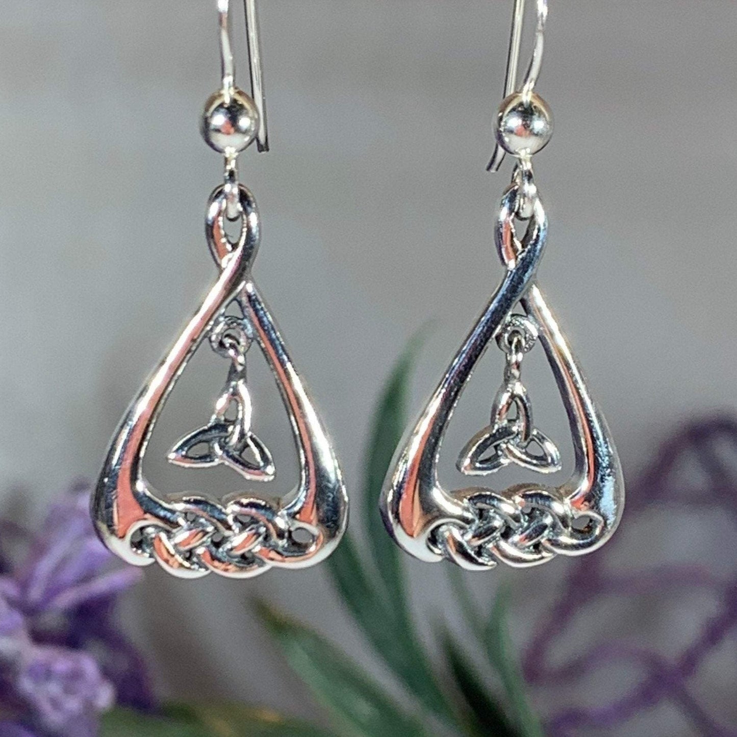 Trinity Knot Celtic Earrings