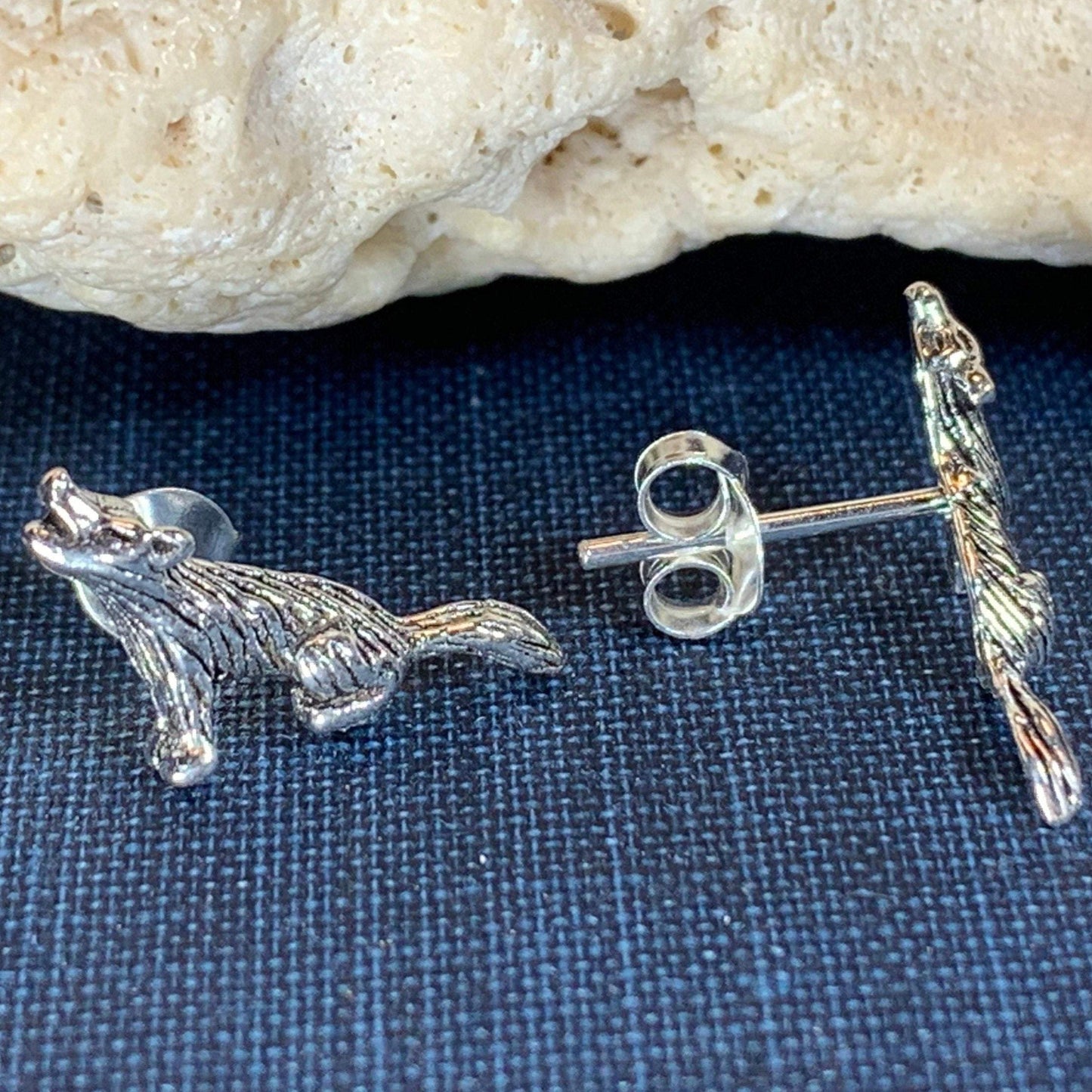 Howling Wolf Earrings
