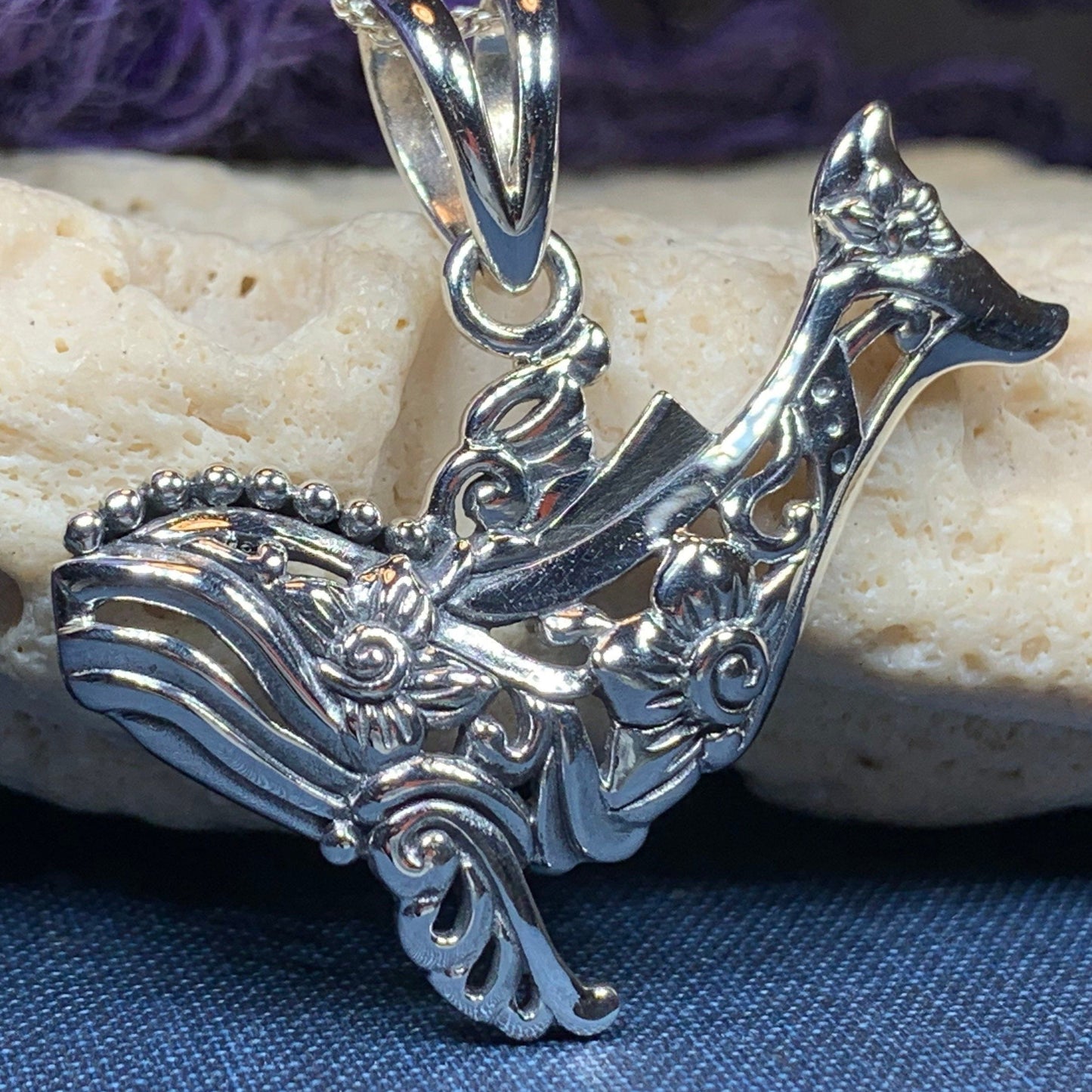 Celtic Whale Necklace