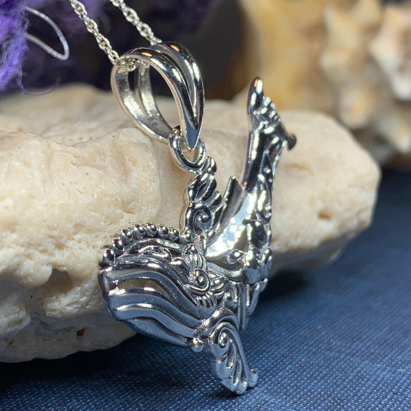 Celtic Whale Necklace