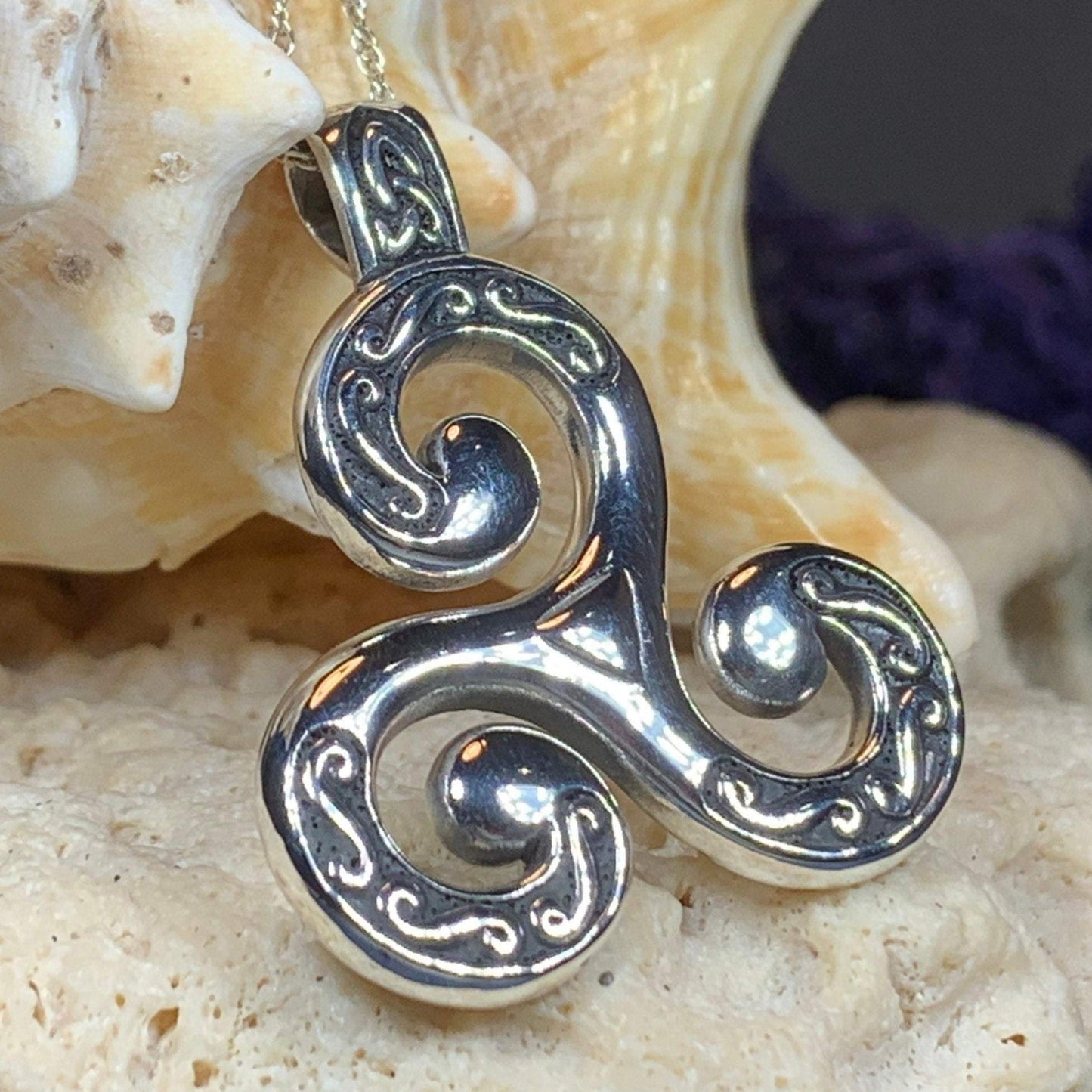 Celtic Triskele Necklace