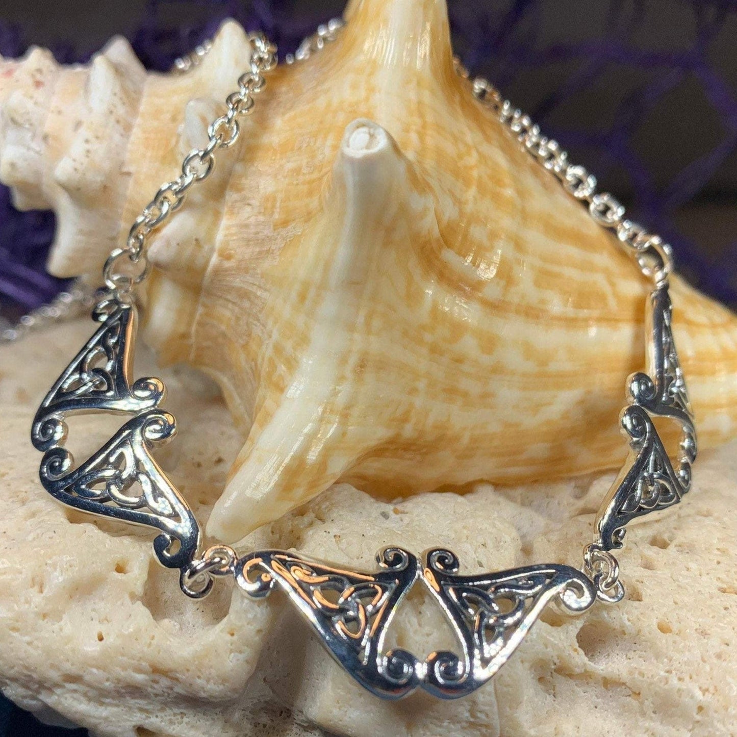 Morna Trinity Knot Necklace