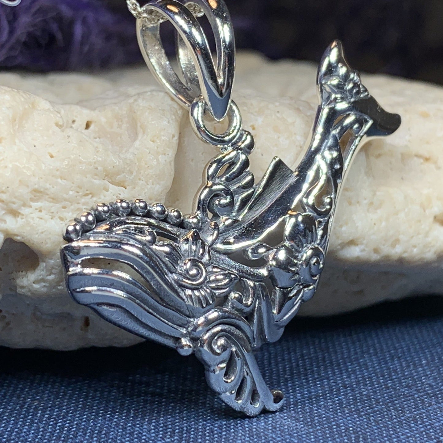 Celtic Whale Necklace