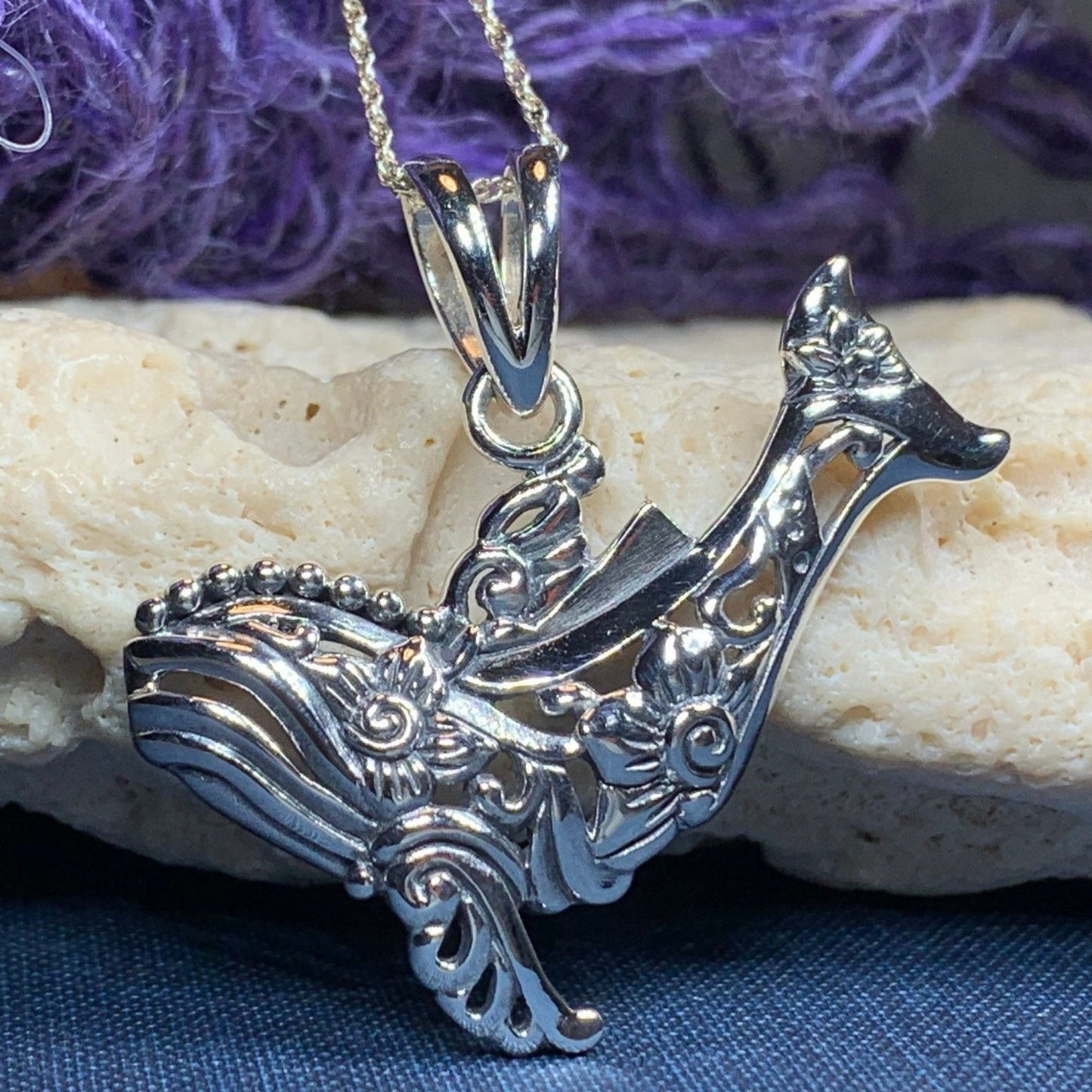 Celtic Whale Necklace