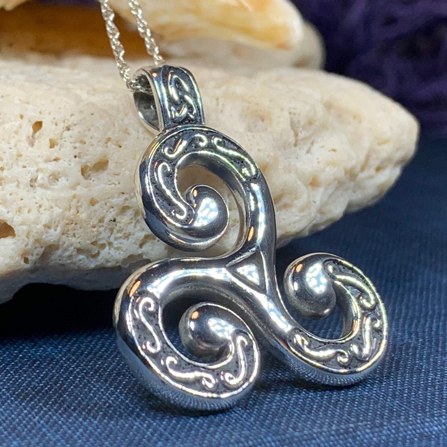 Celtic Triskele Necklace