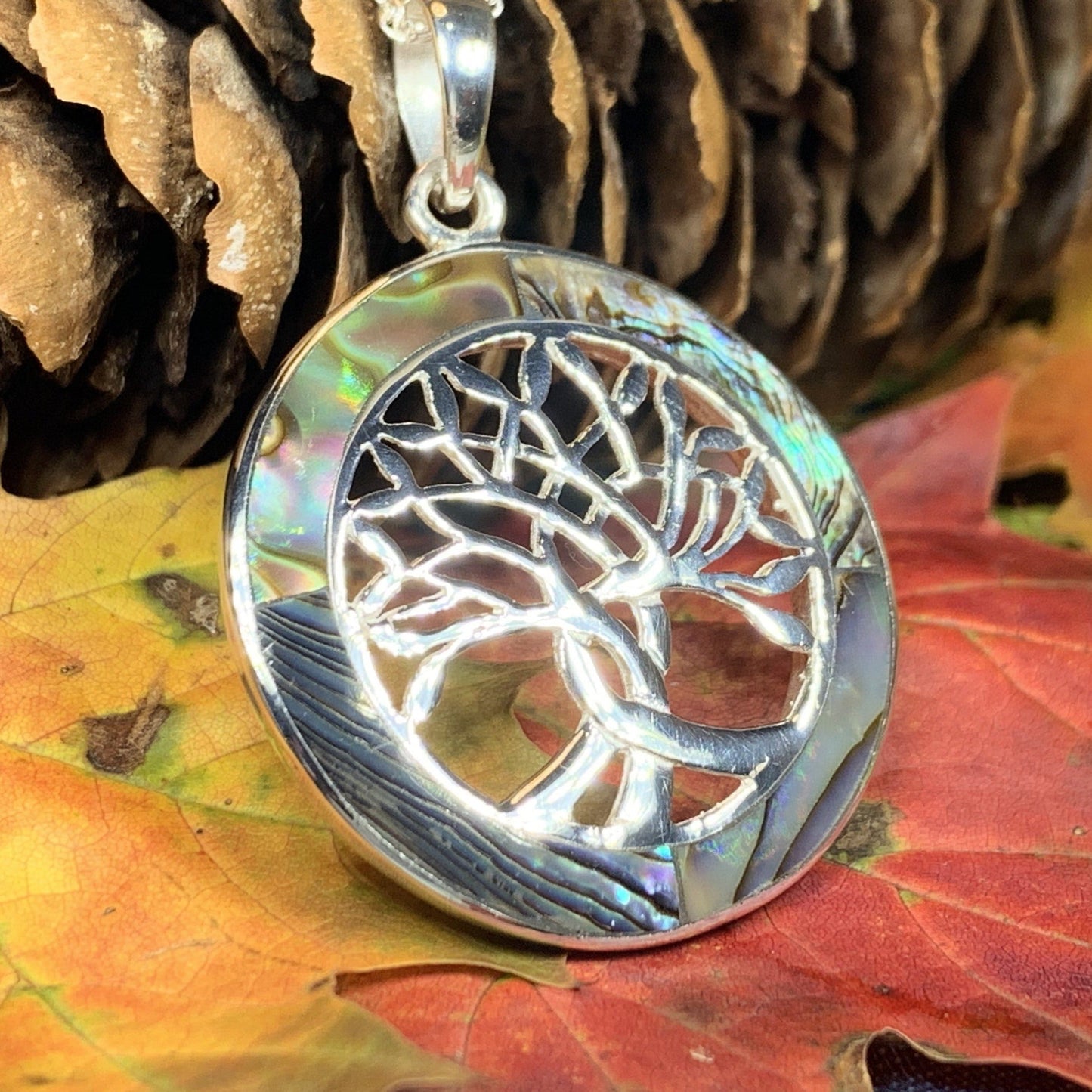 Carmina Tree of Life Shell Necklace