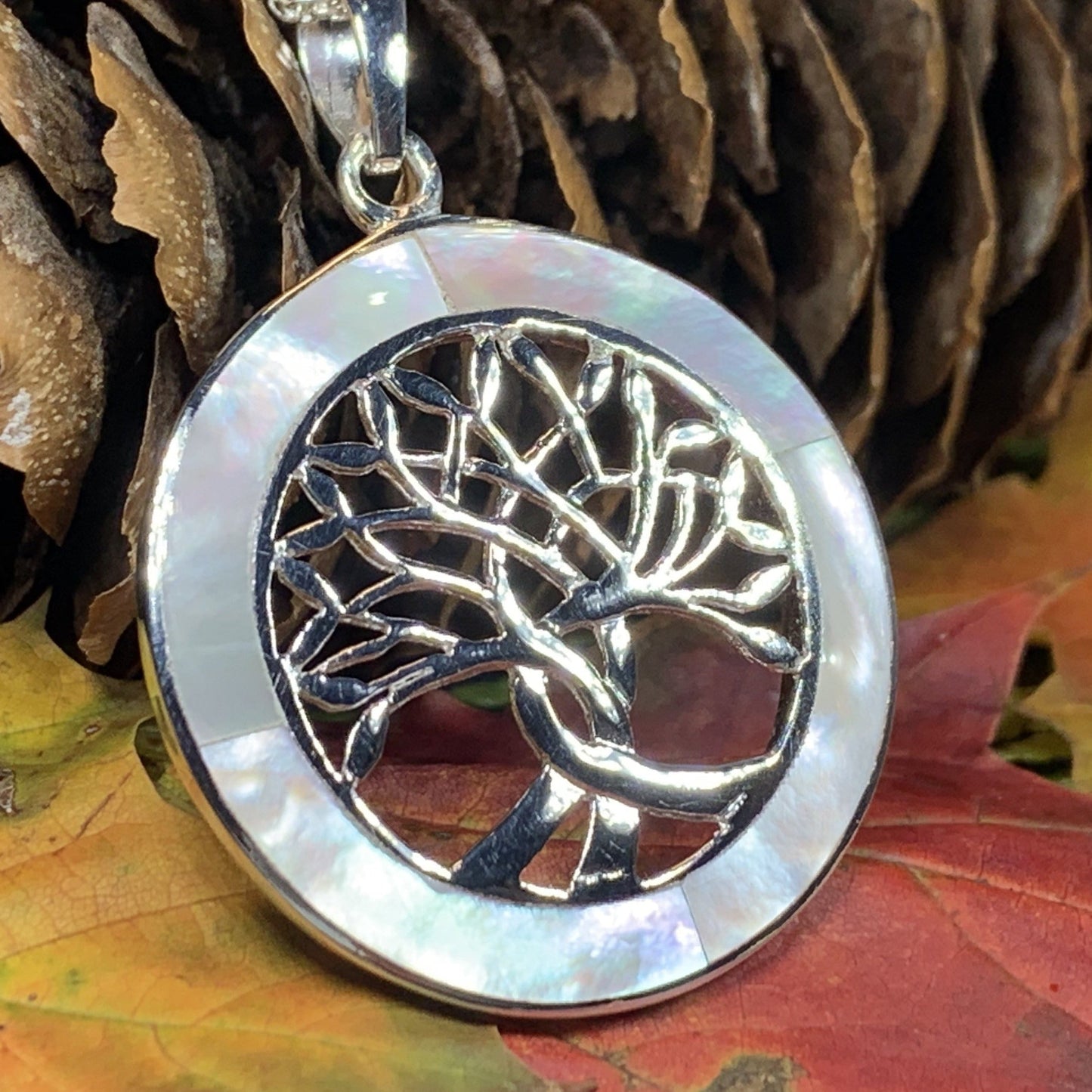 Carmina Tree of Life Shell Necklace