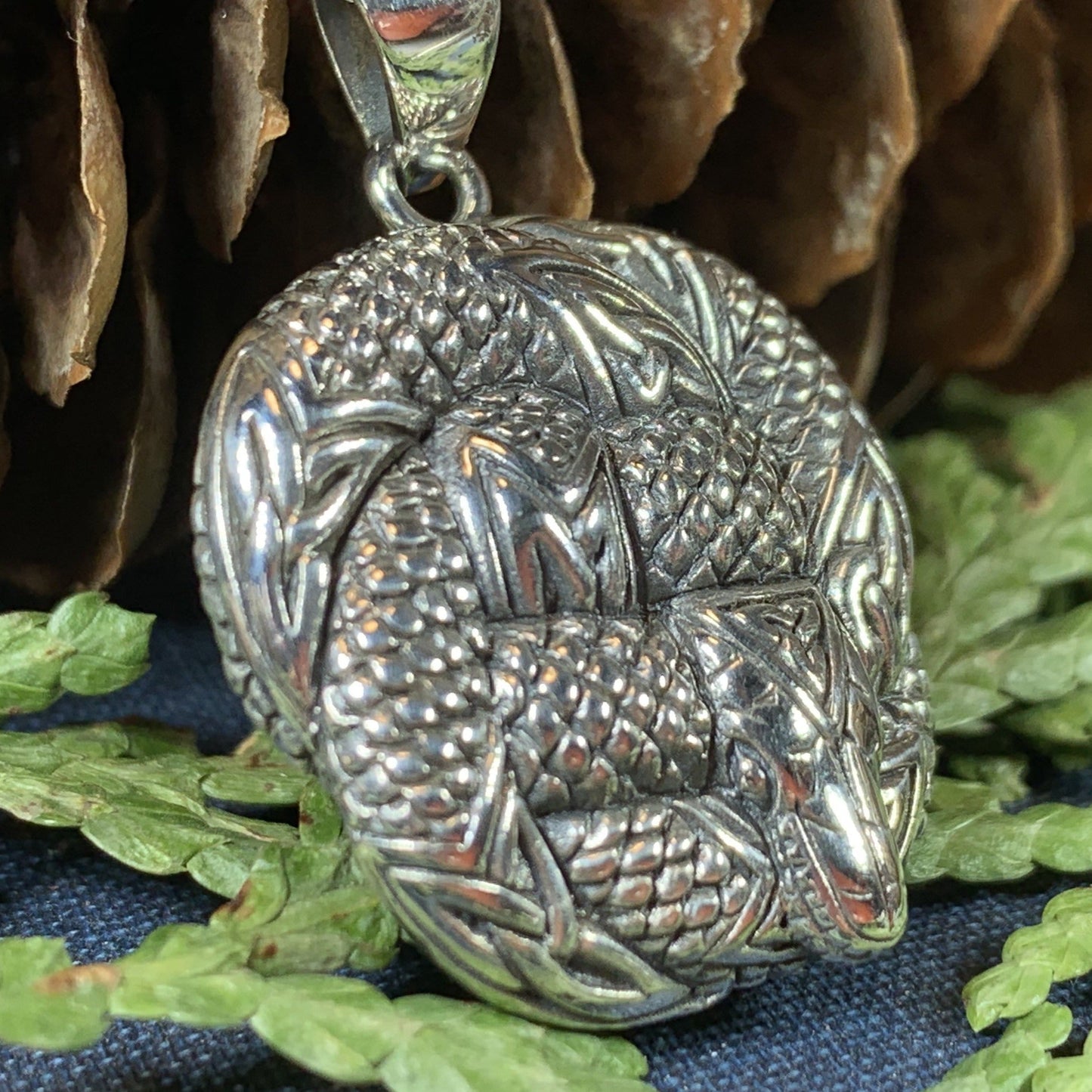 Forever Bound Celtic Snake Necklace