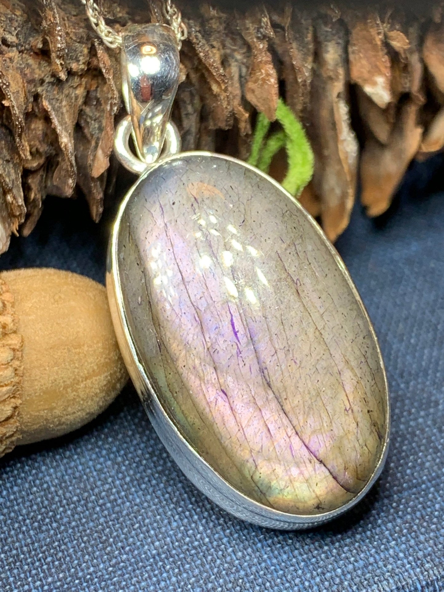 Celtic Purple Night Necklace