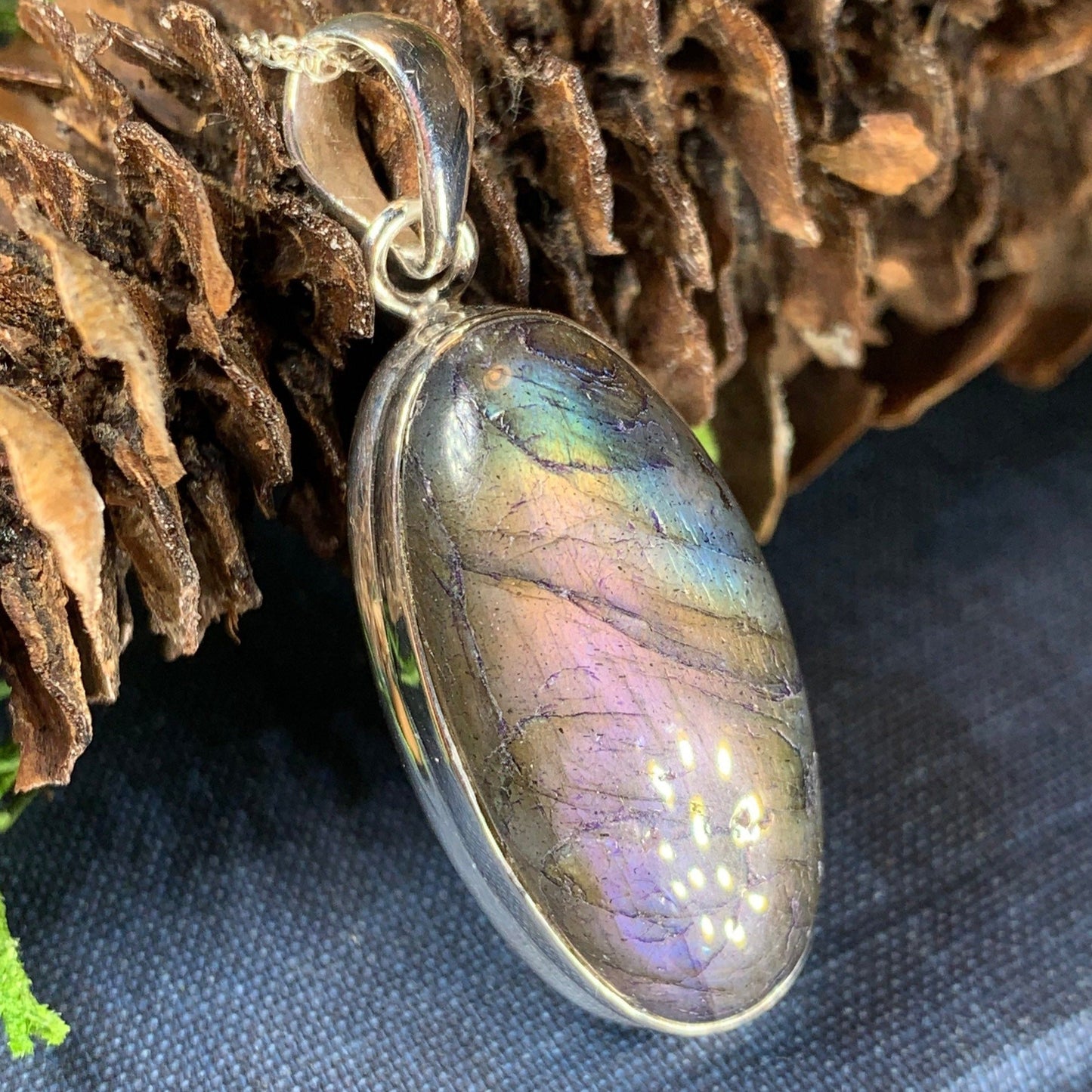 Celtic Purple Night Necklace