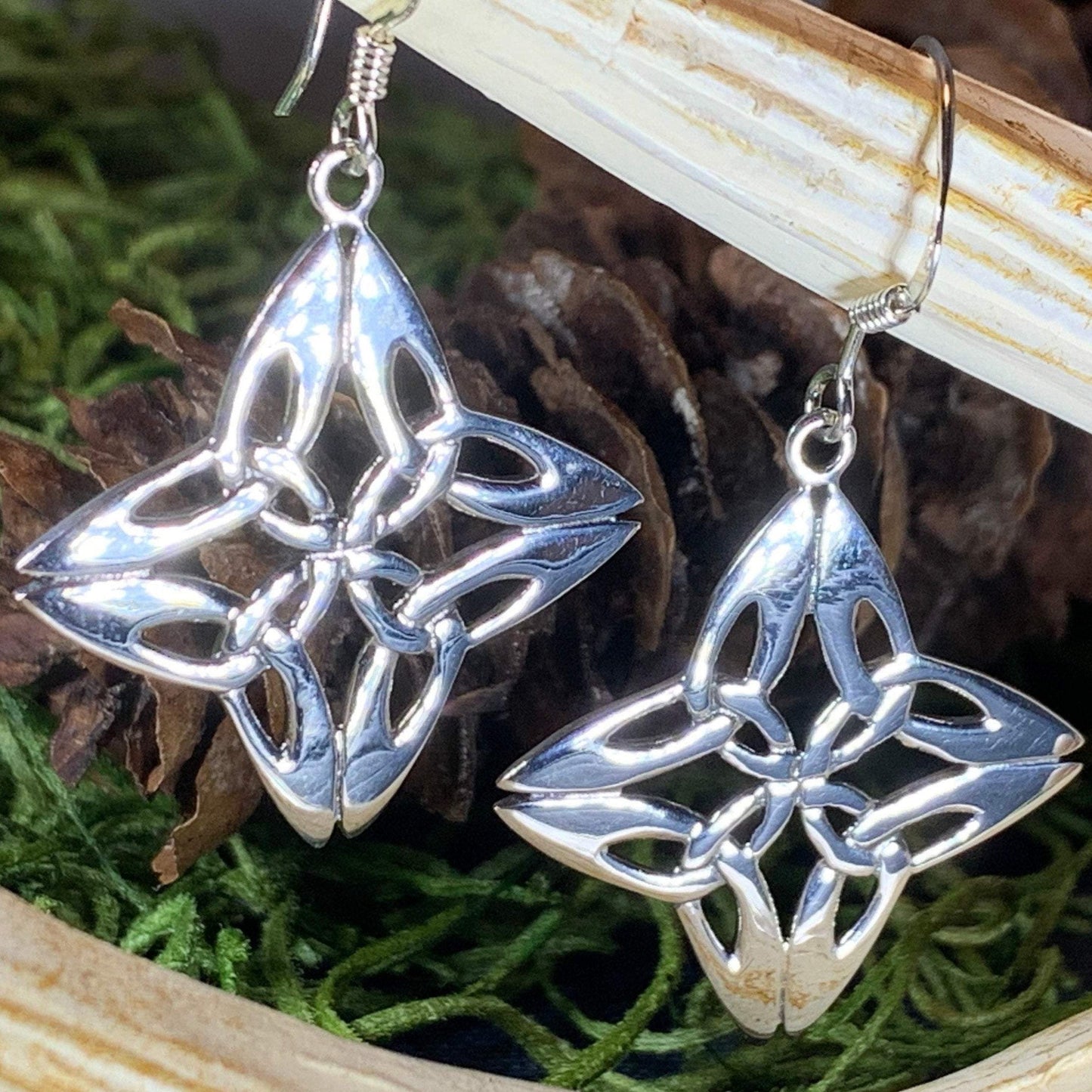 Nymah Trinity Knot Earrings