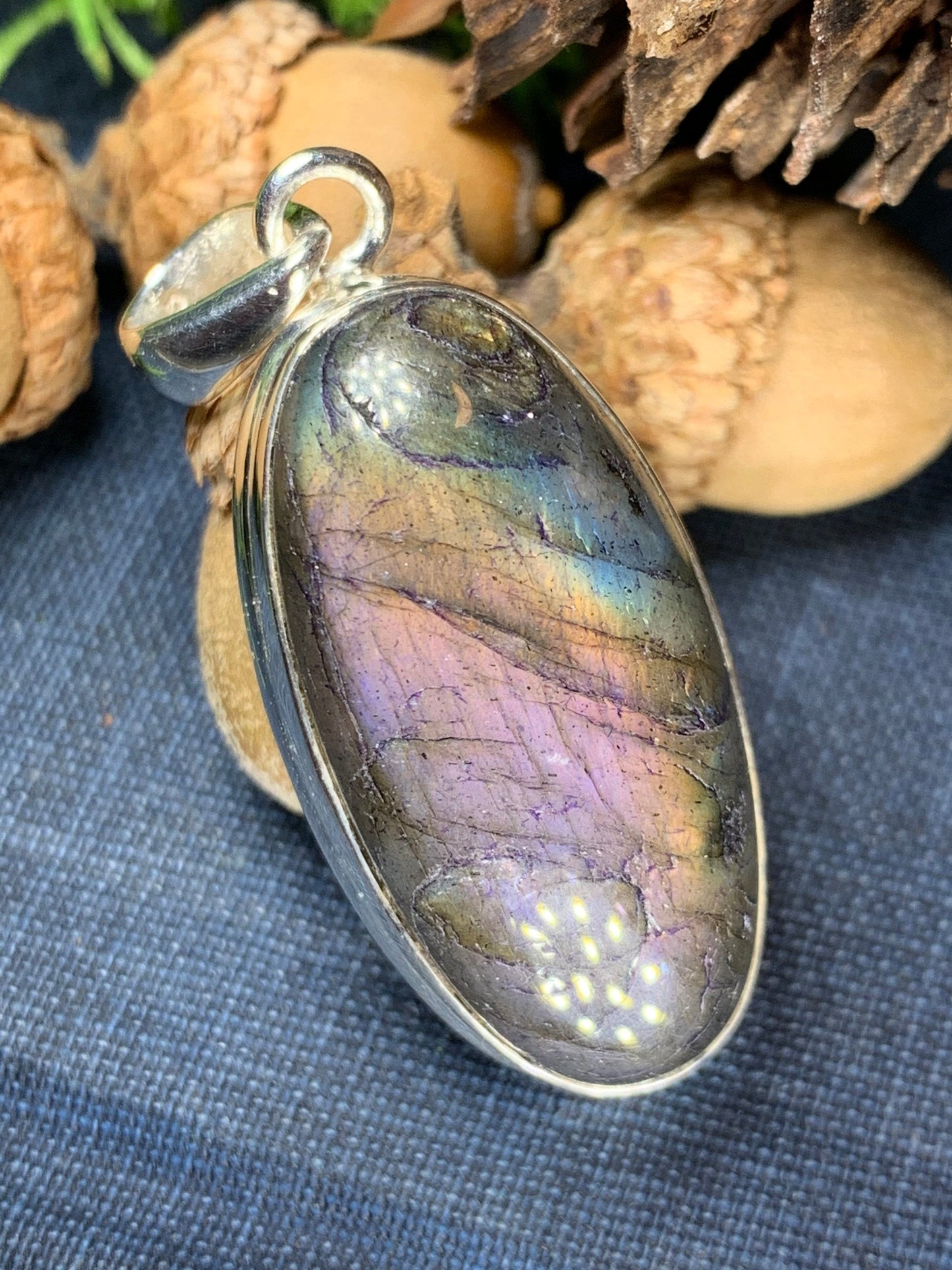 Celtic Purple Night Necklace