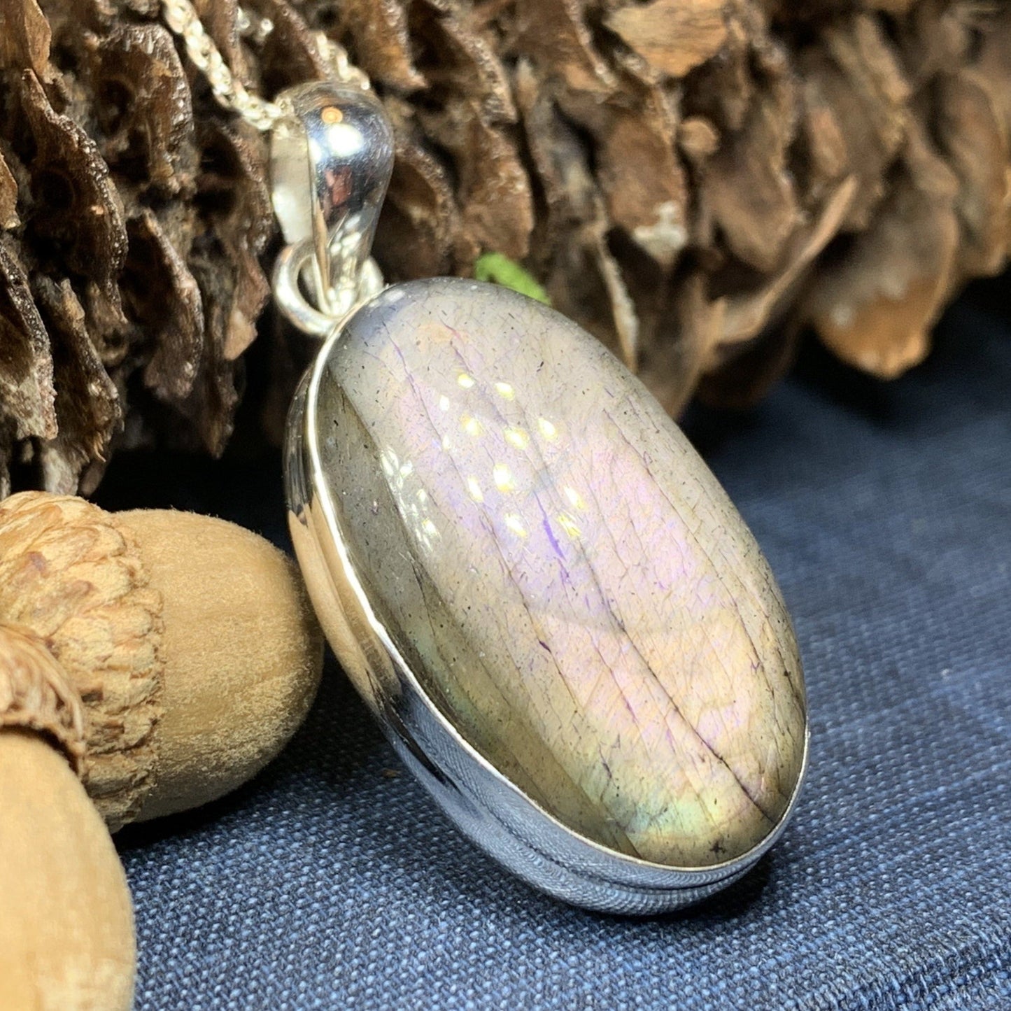 Celtic Purple Night Necklace