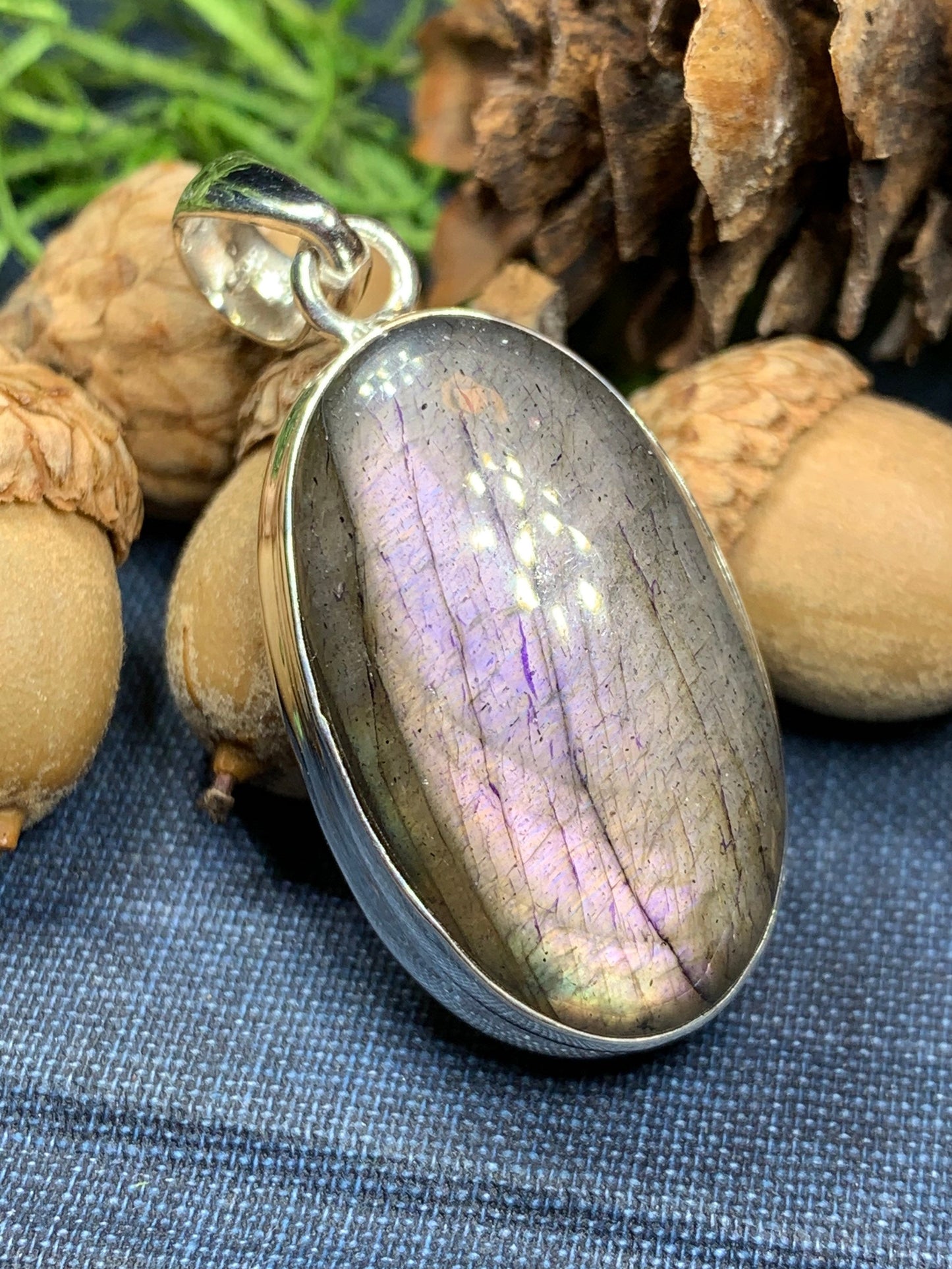 Celtic Purple Night Necklace