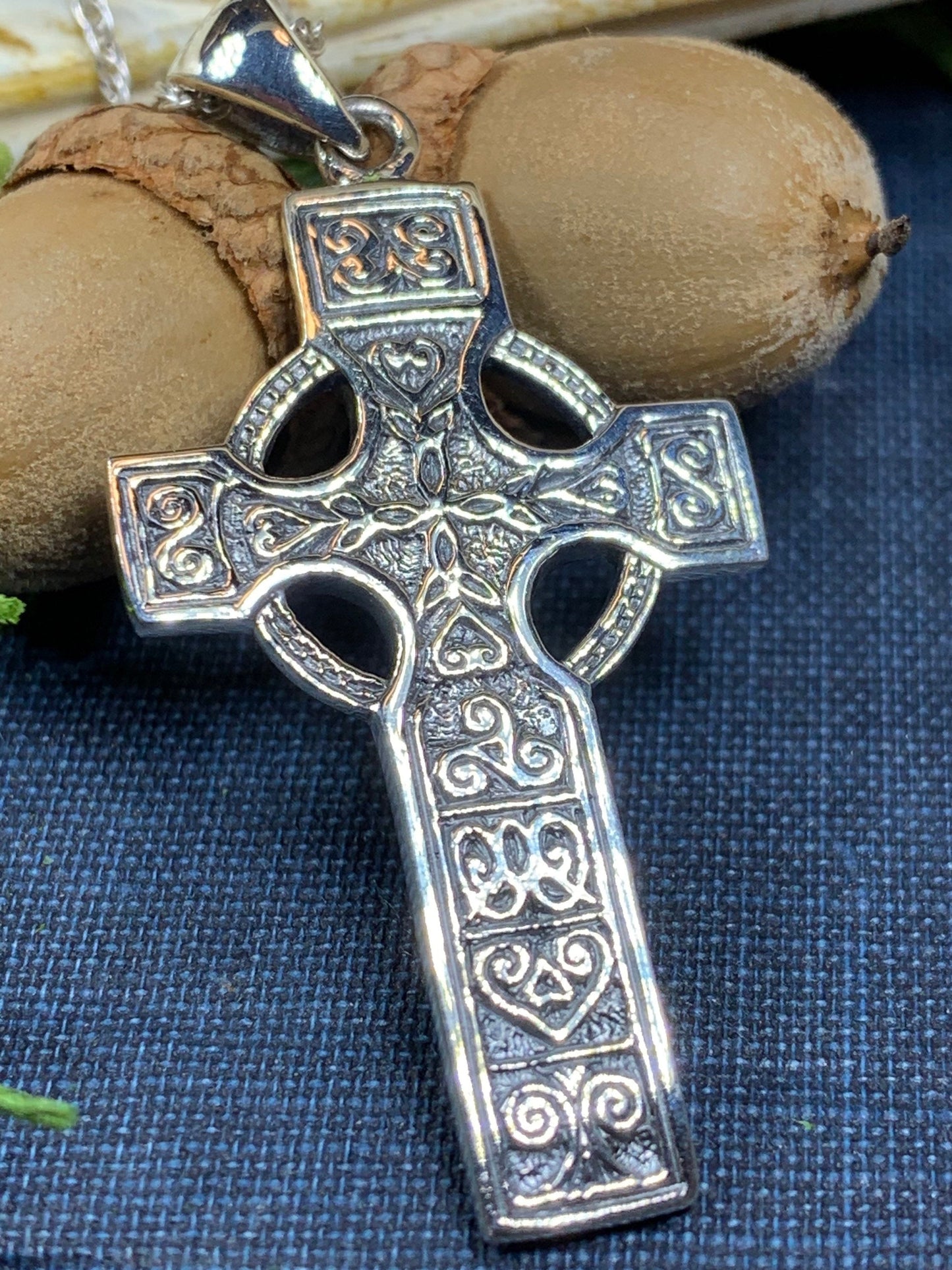 Columba Celtic Cross Necklace