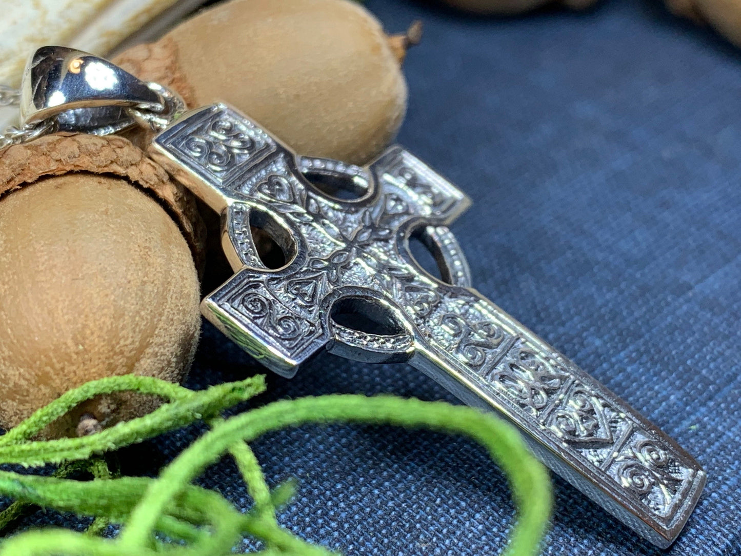 Columba Celtic Cross Necklace