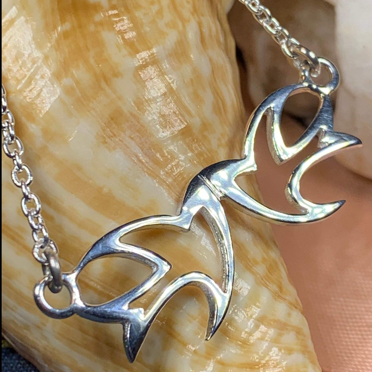 Iona Abbey Peace Doves Necklace