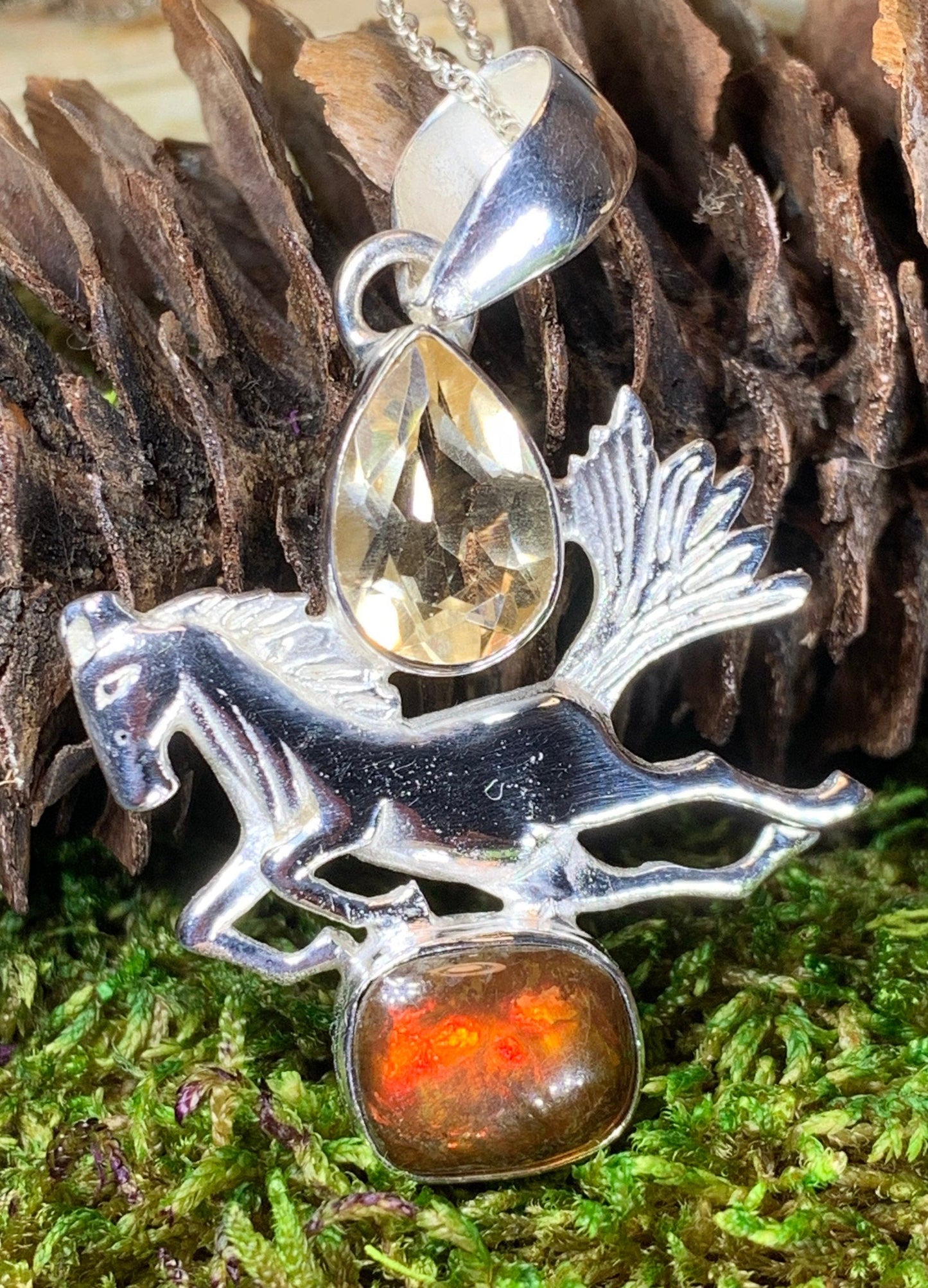 Kelpie Horse Necklace