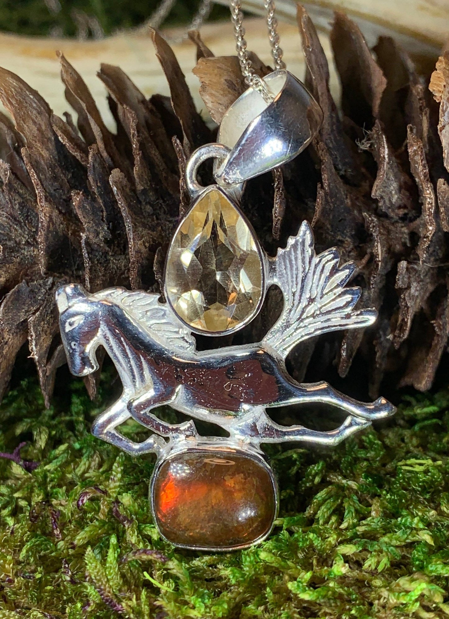 Kelpie Horse Necklace
