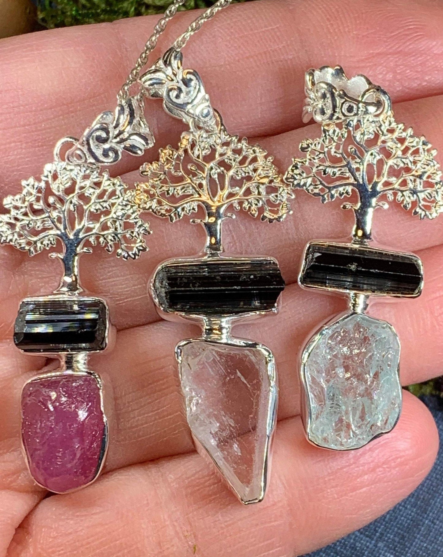 Tree of Life Gemstone Necklace