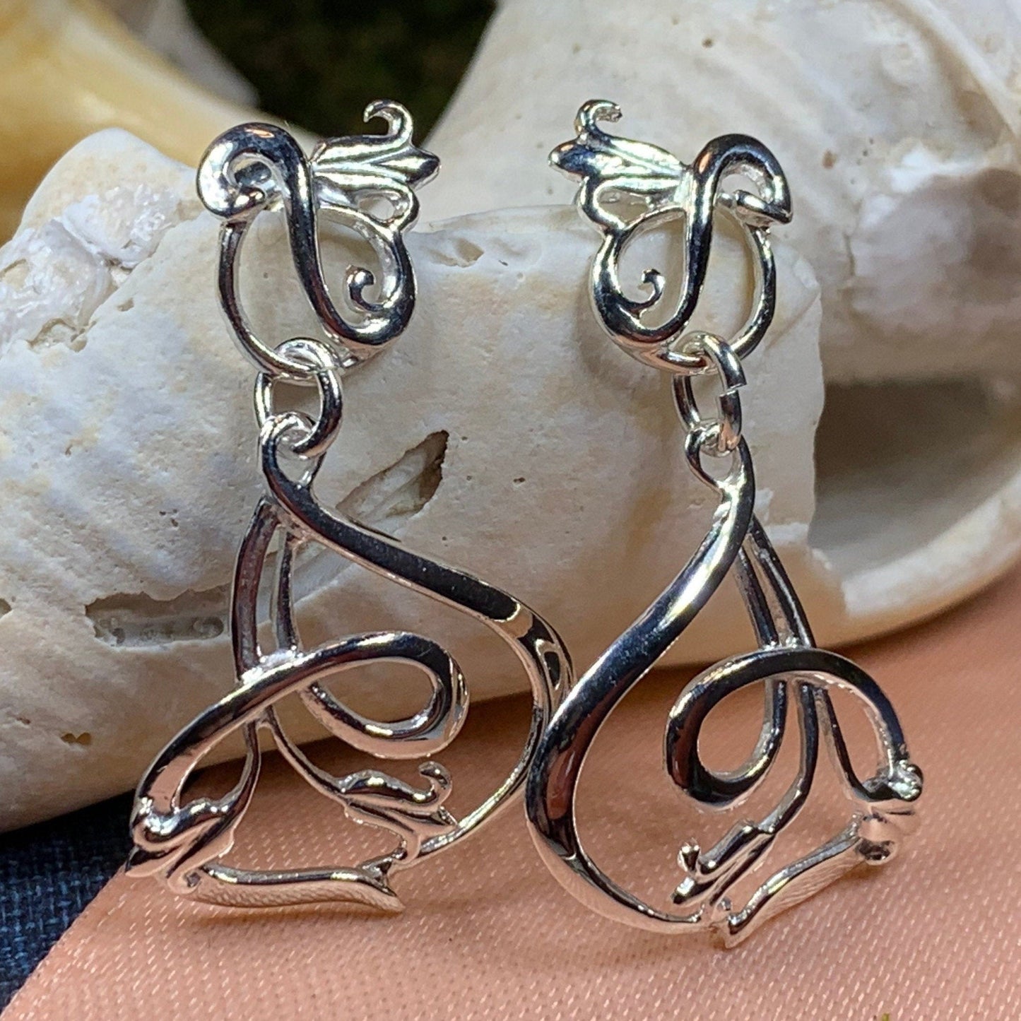 Bluebell Art Deco Earrings