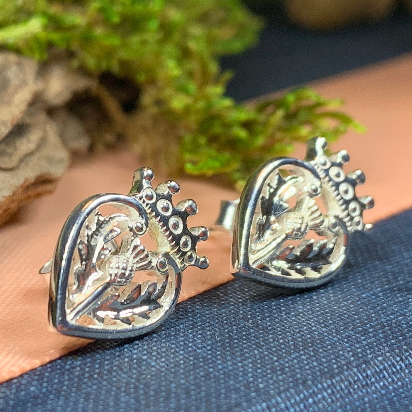 Regal Thistle Luckenbooth Earrings