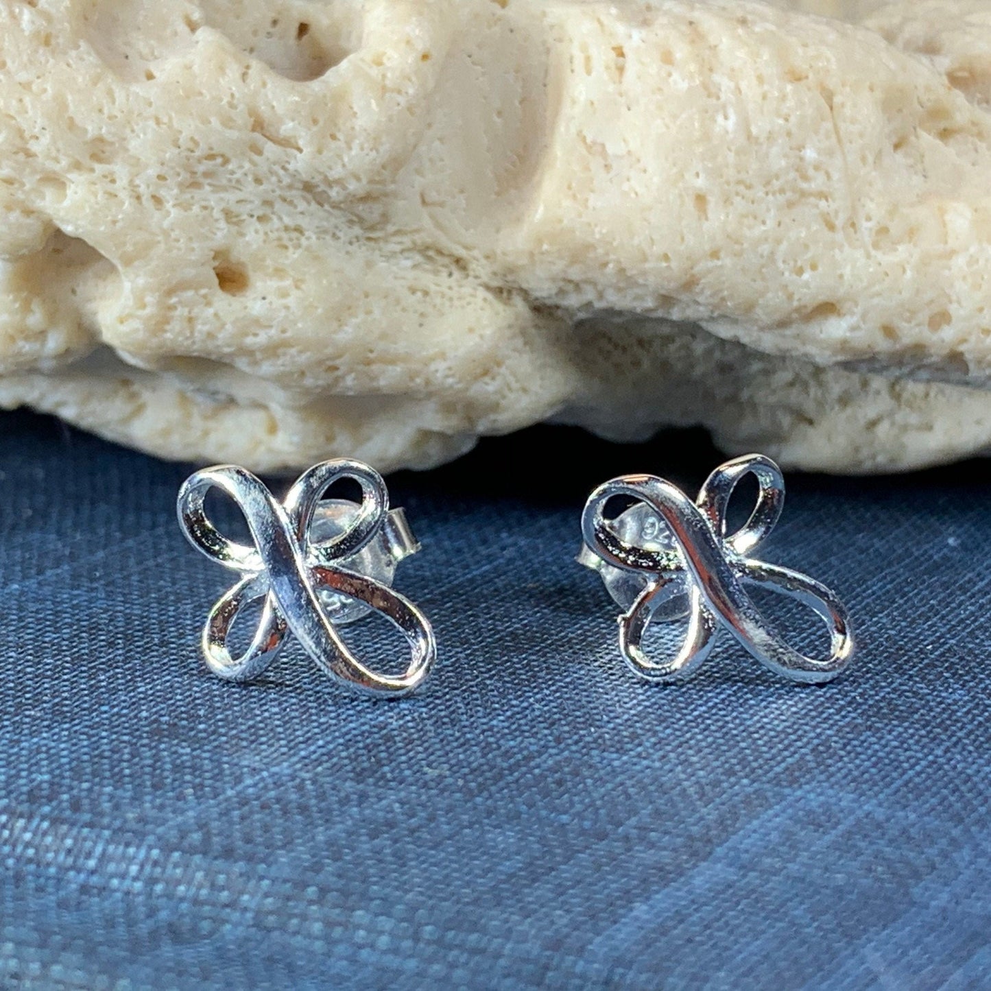 Celtic Cross Stud Earrings