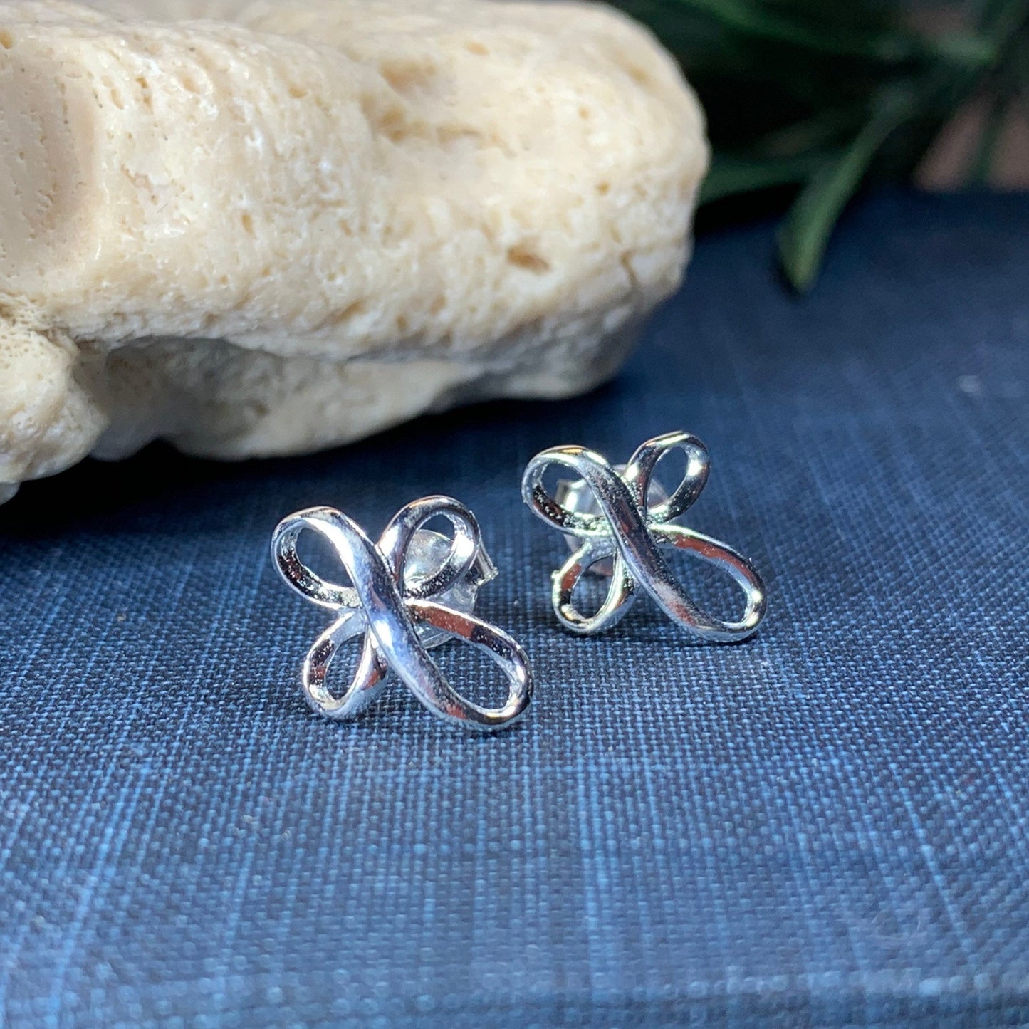 Celtic Cross Stud Earrings