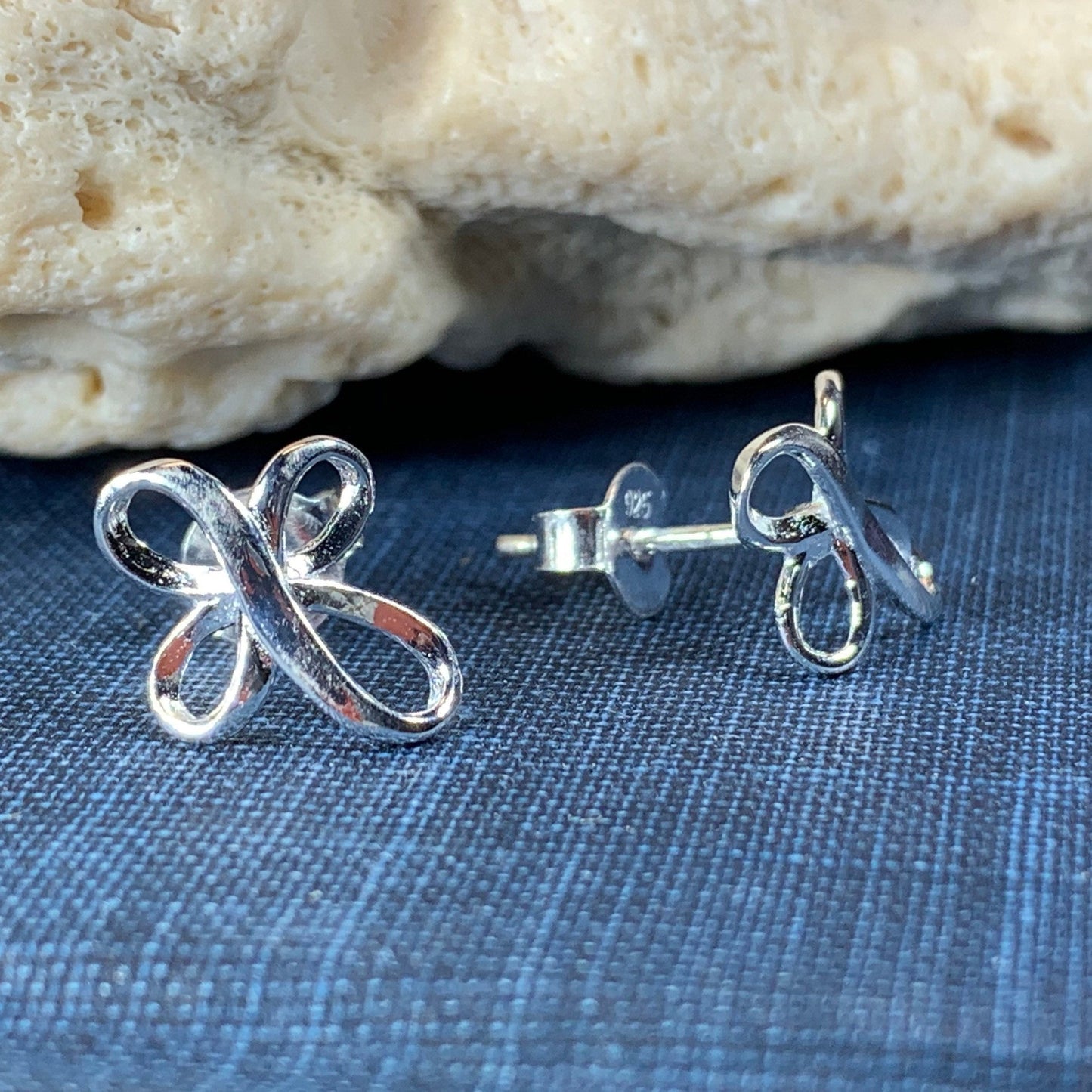 Celtic Cross Stud Earrings
