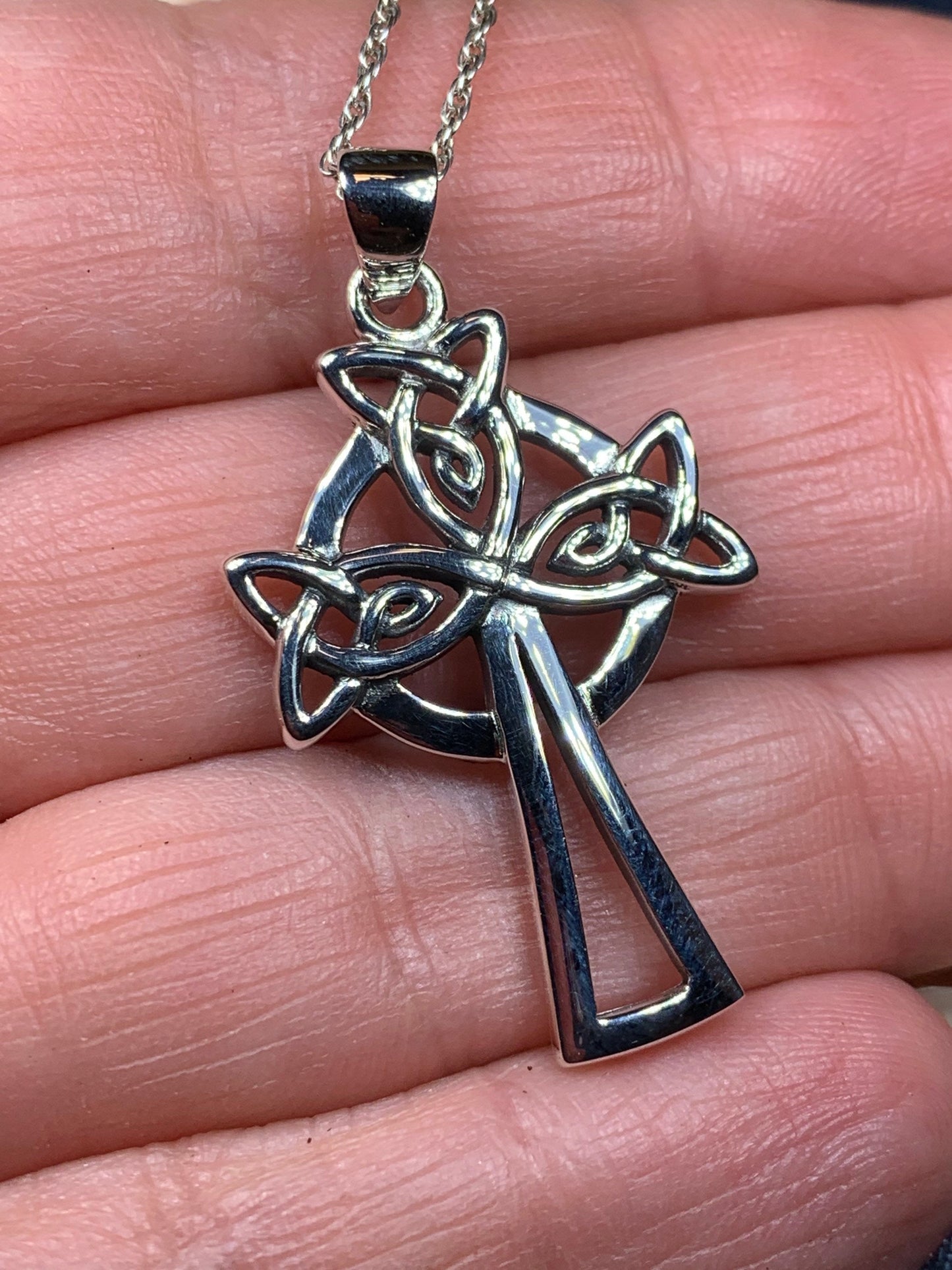 Eternal Love Celtic Cross Necklace
