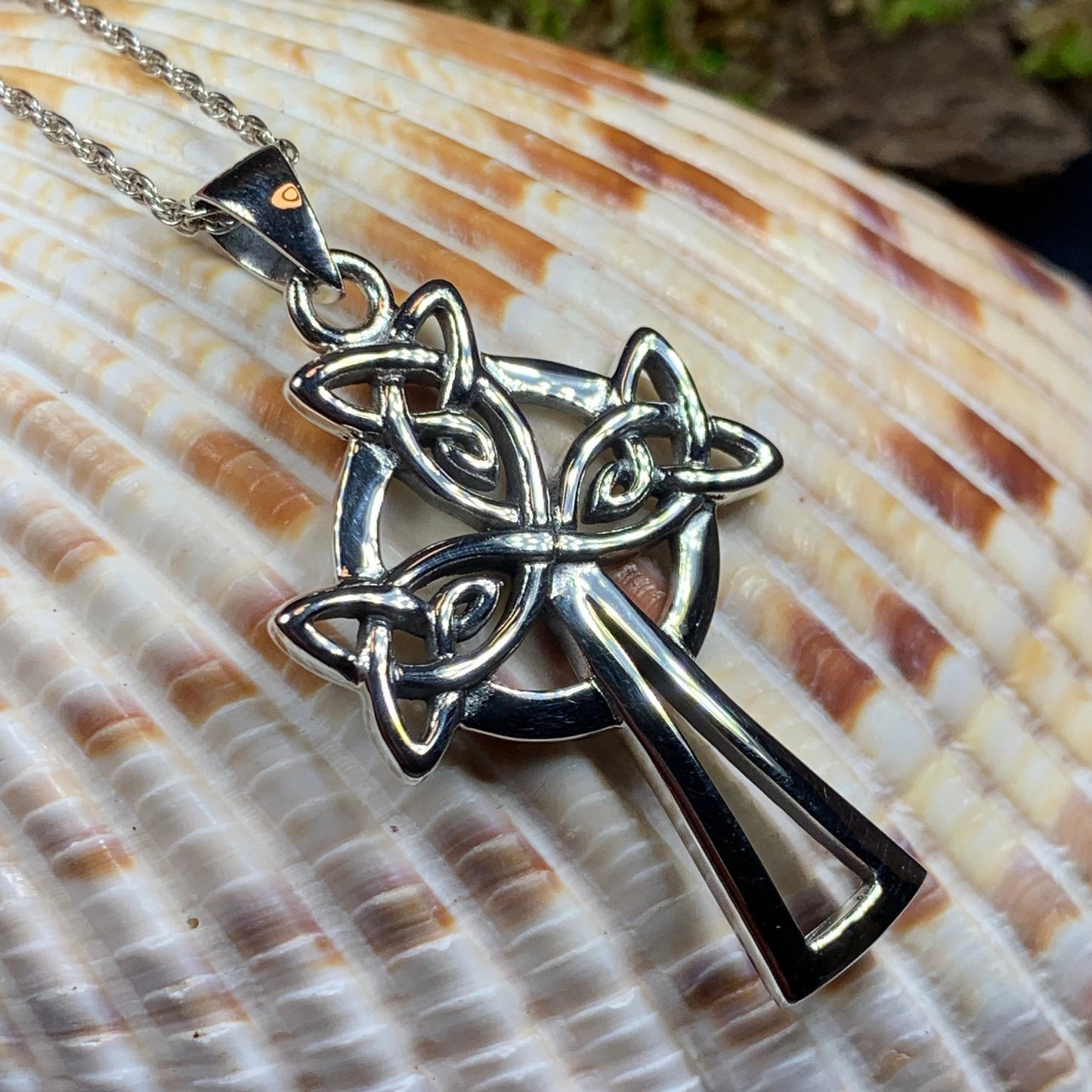 Eternal Love Celtic Cross Necklace