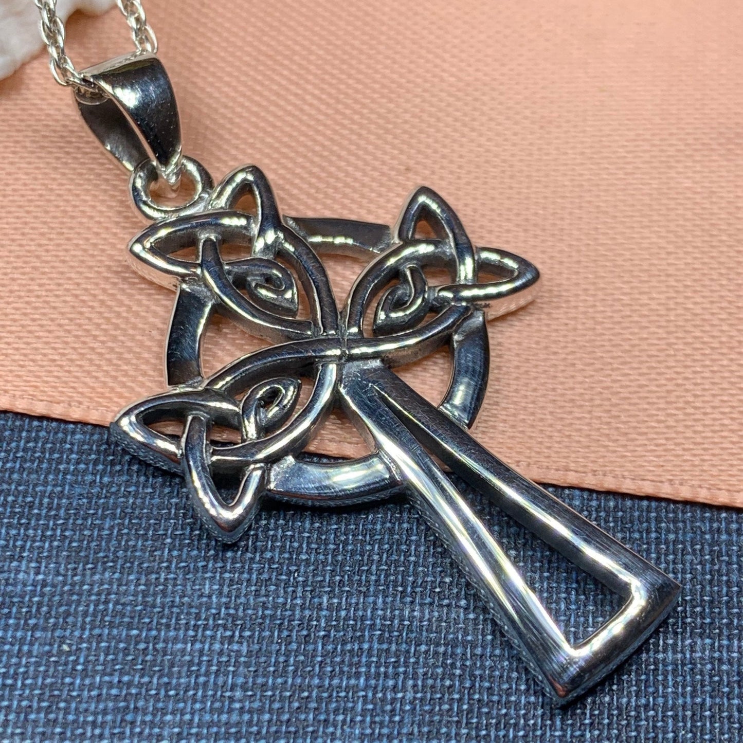 Eternal Love Celtic Cross Necklace