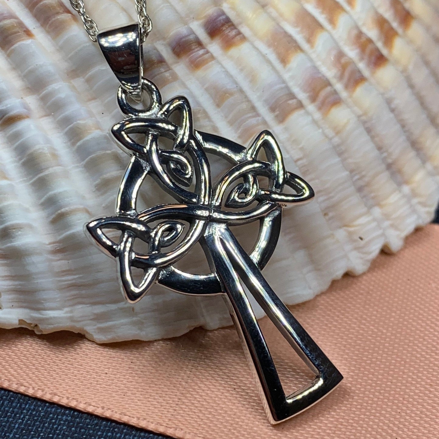 Eternal Love Celtic Cross Necklace