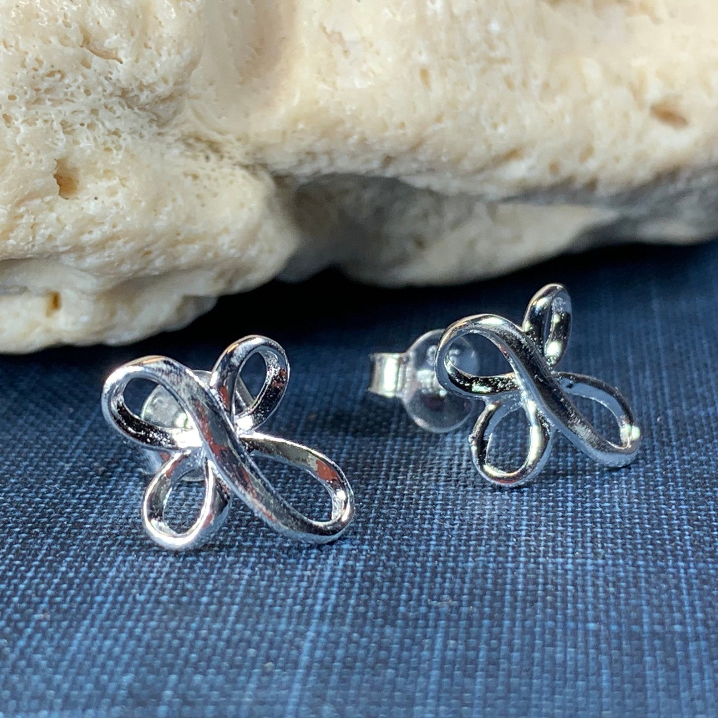 Celtic Cross Stud Earrings