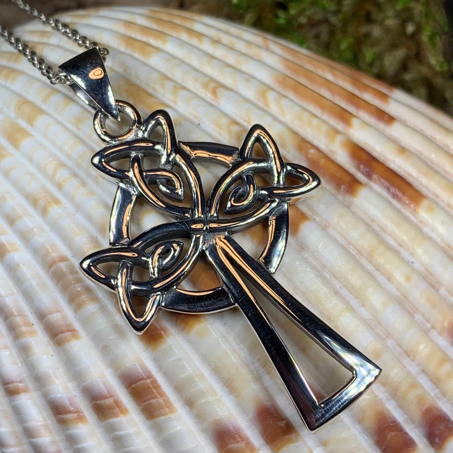 Eternal Love Celtic Cross Necklace