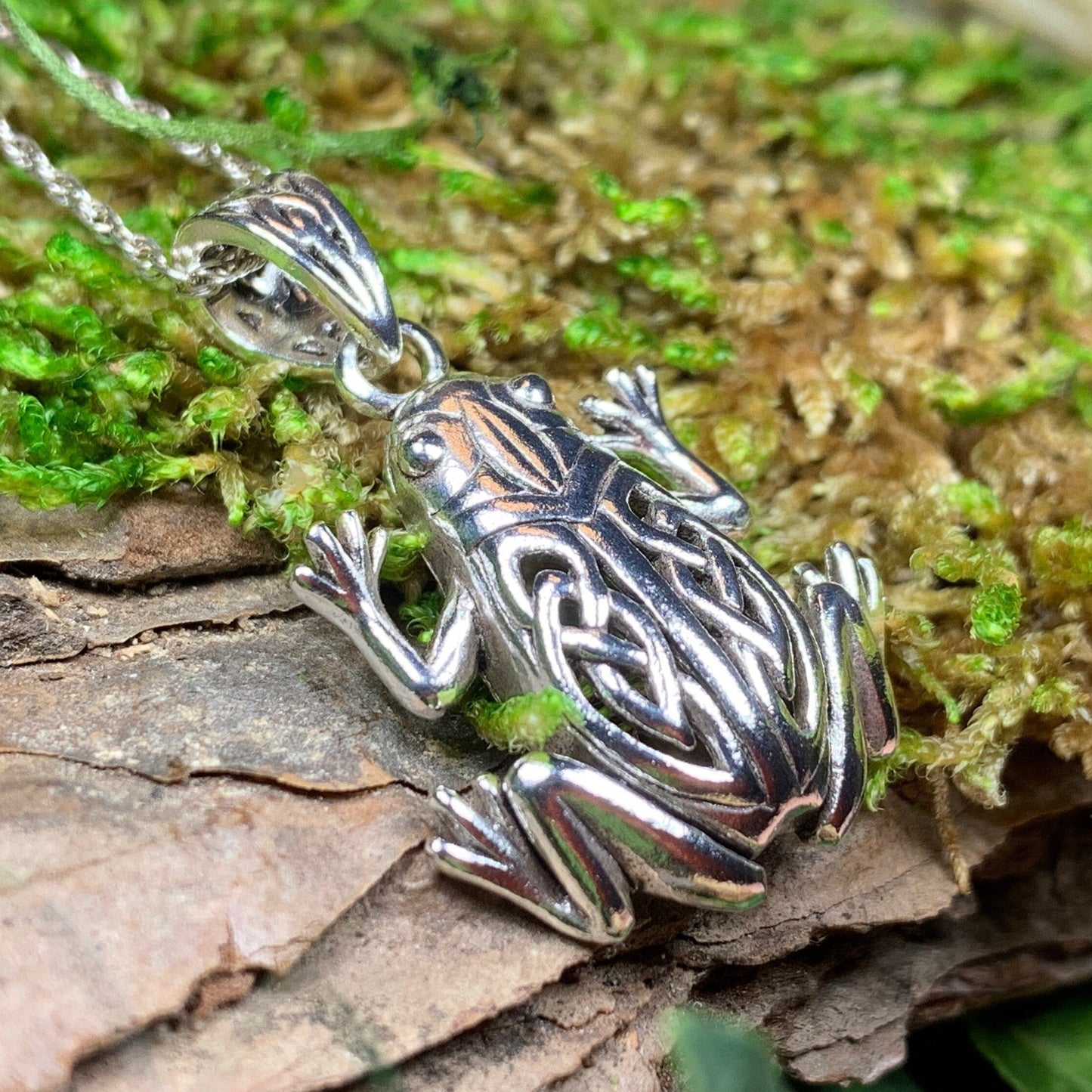 Celtic Frog Necklace