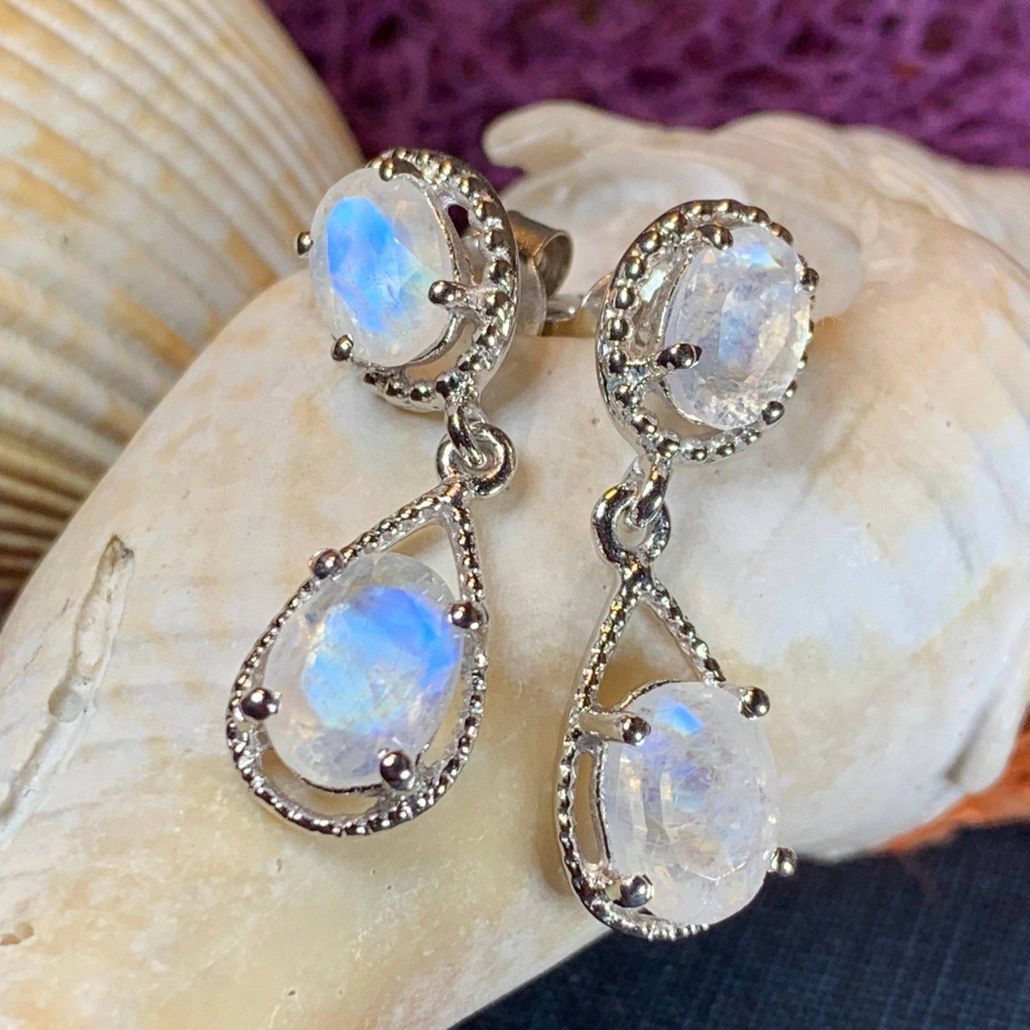 Harlow Moonstone Earrings