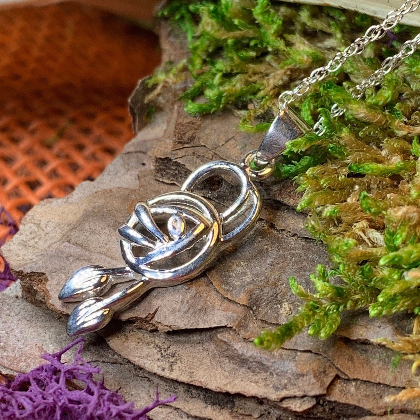 Mackintosh Rose Necklace