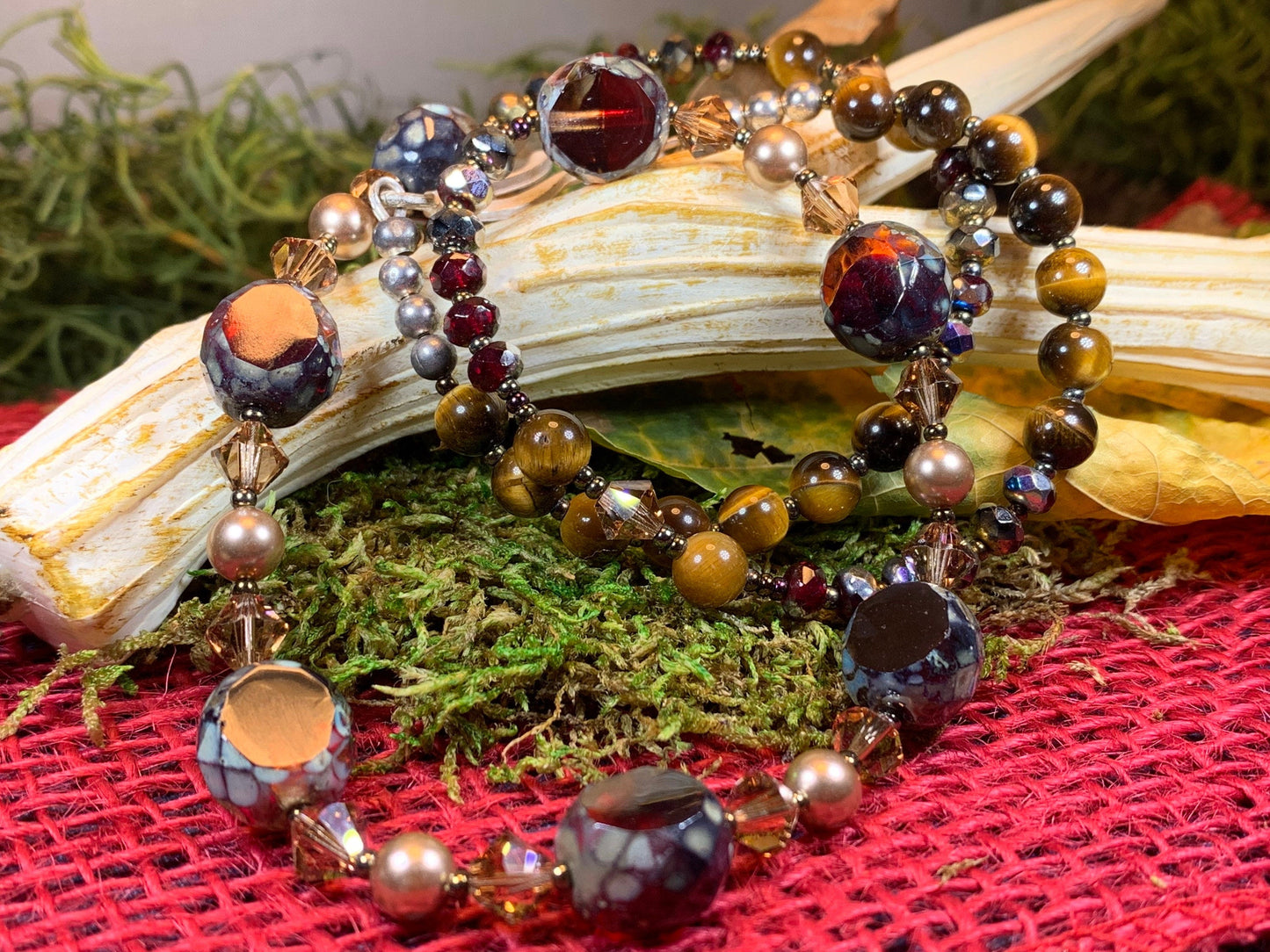 Highland Sunset Tiger's Eye Necklace