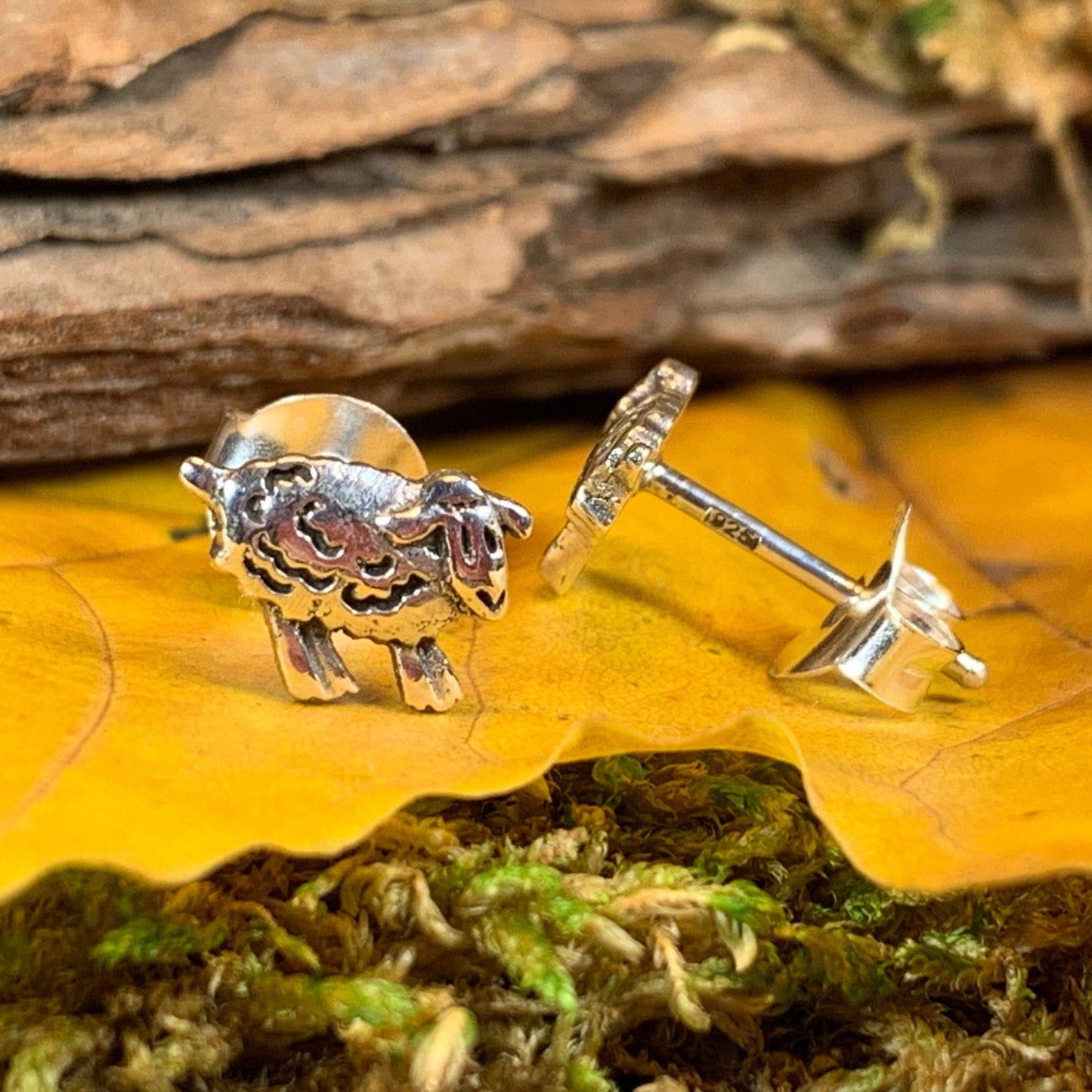 Irish Sheep Post Earrings