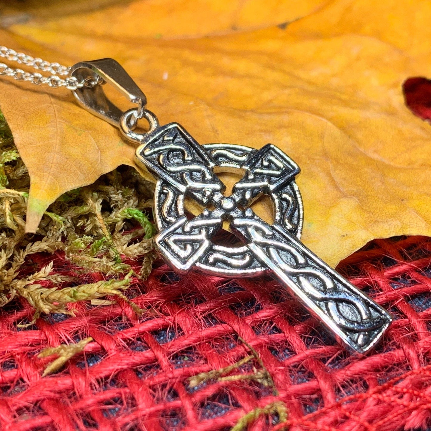 Graeme Celtic Cross Necklace